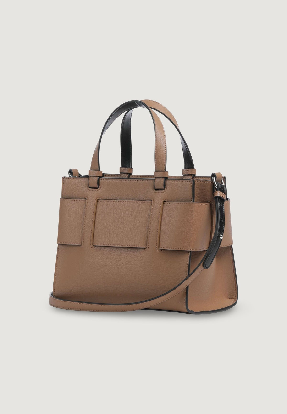 Armani Exchange Middelgrote Polyurethaan Handtas – Beige