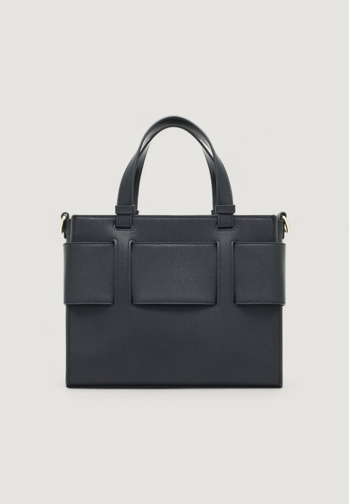 Armani Exchange Polyurethaan Handtas met Schouderriem – Zwart