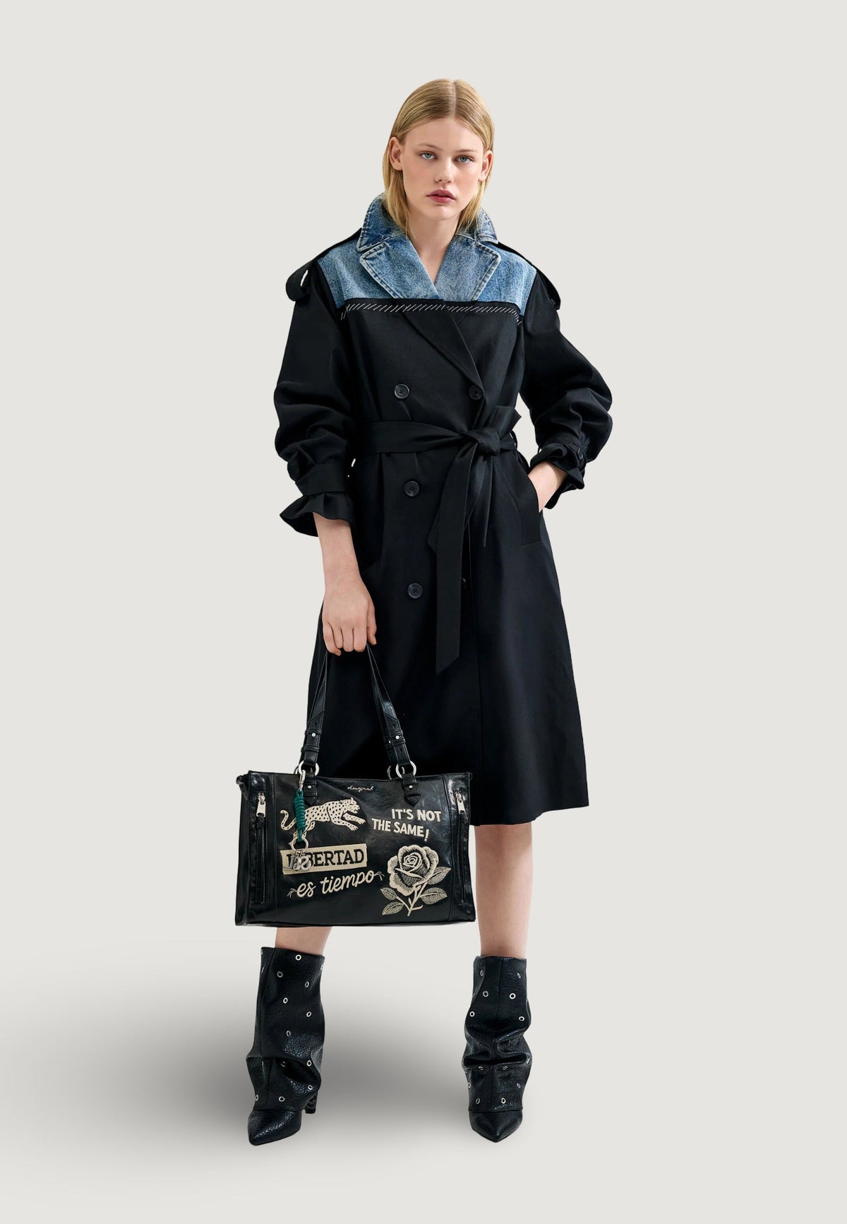 Desigual Libertas Liendo Shopper – Zwart