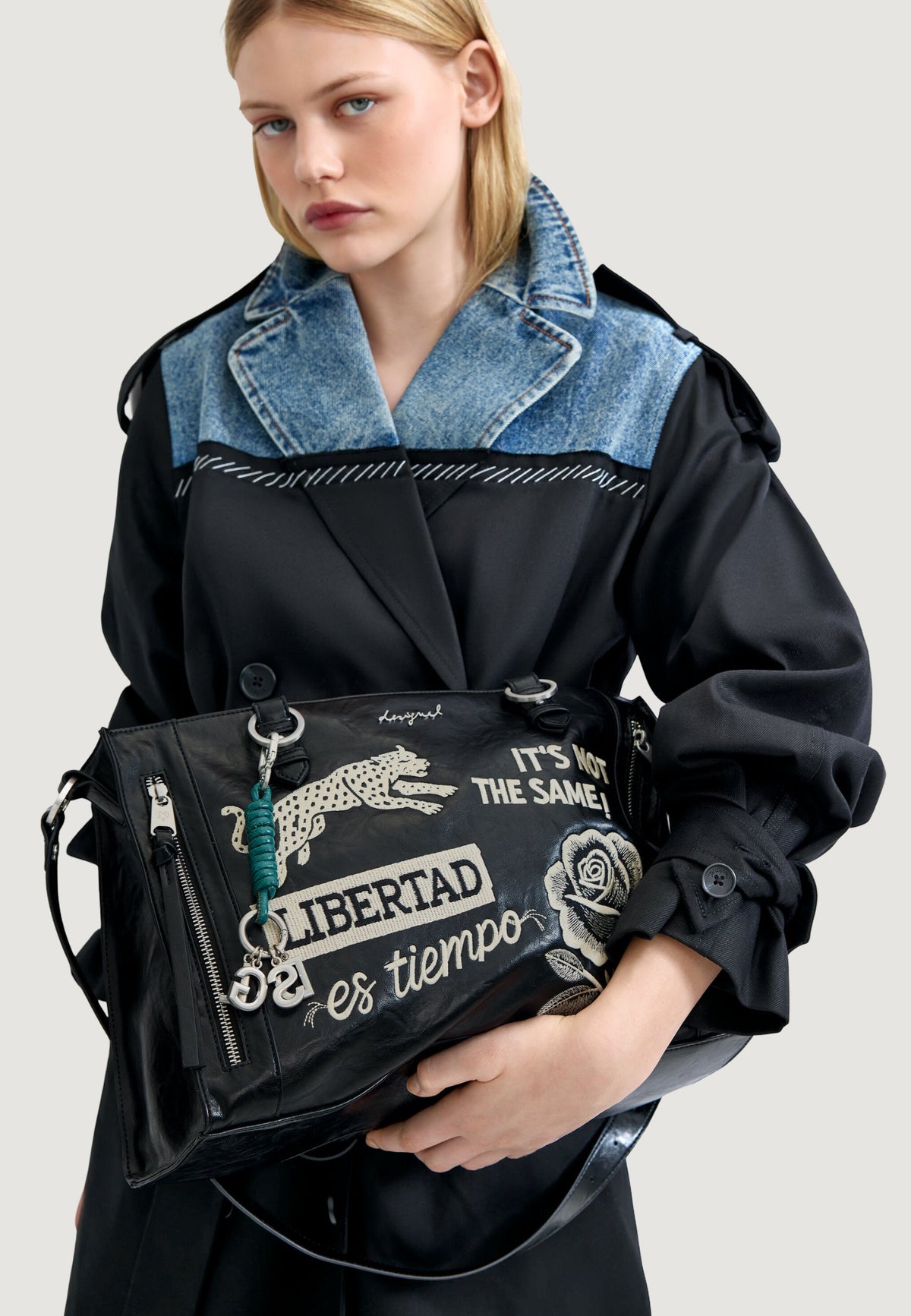 Desigual Libertas Liendo Shopper – Zwart