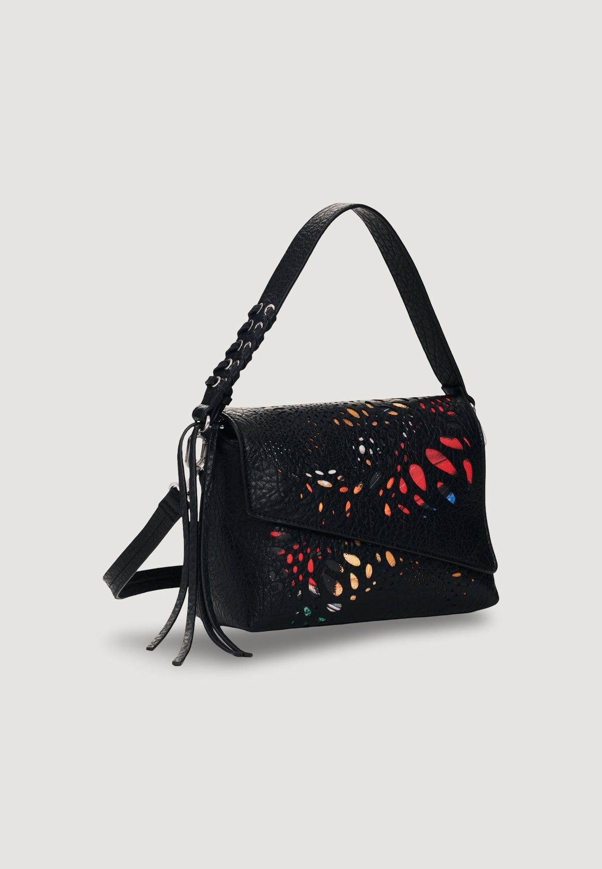 Desigual Notus Print Phuket Schoudertas – Zwart