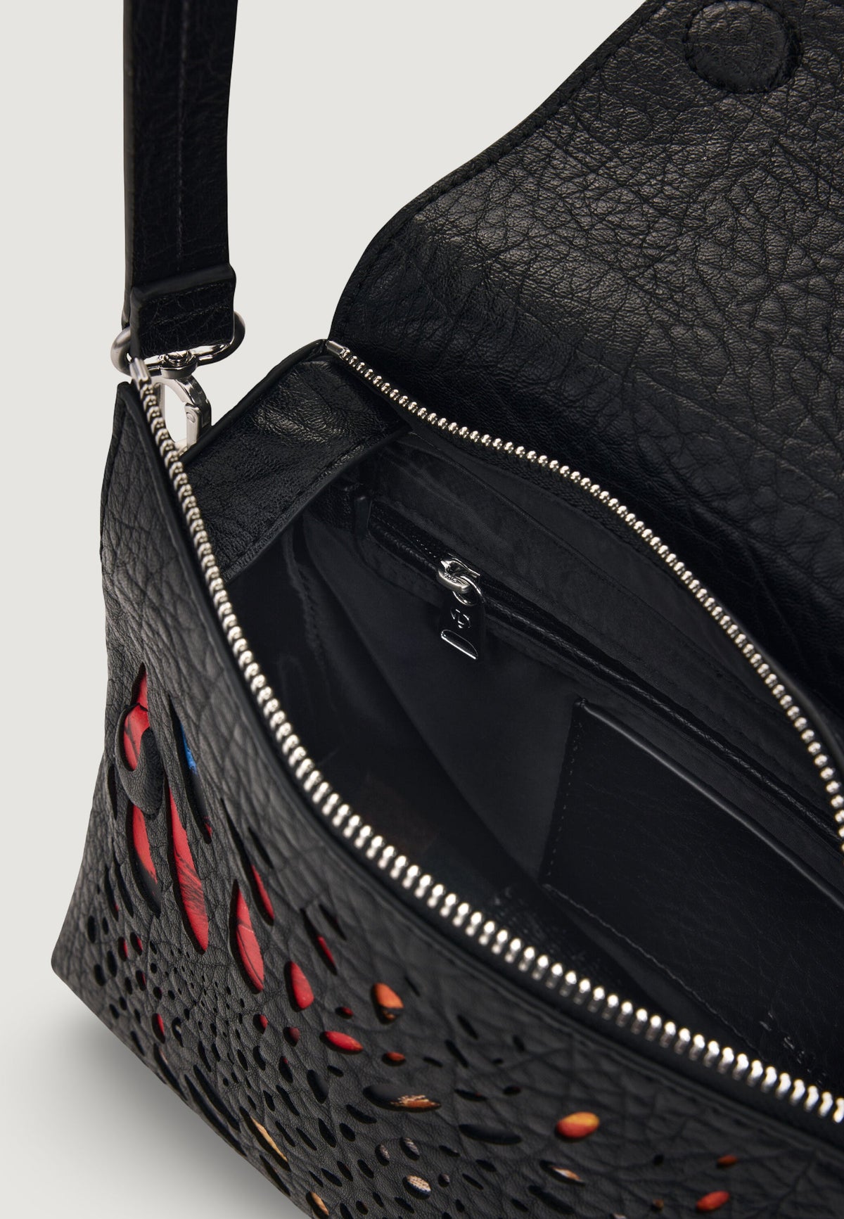 Desigual Notus Print Phuket Schoudertas – Zwart