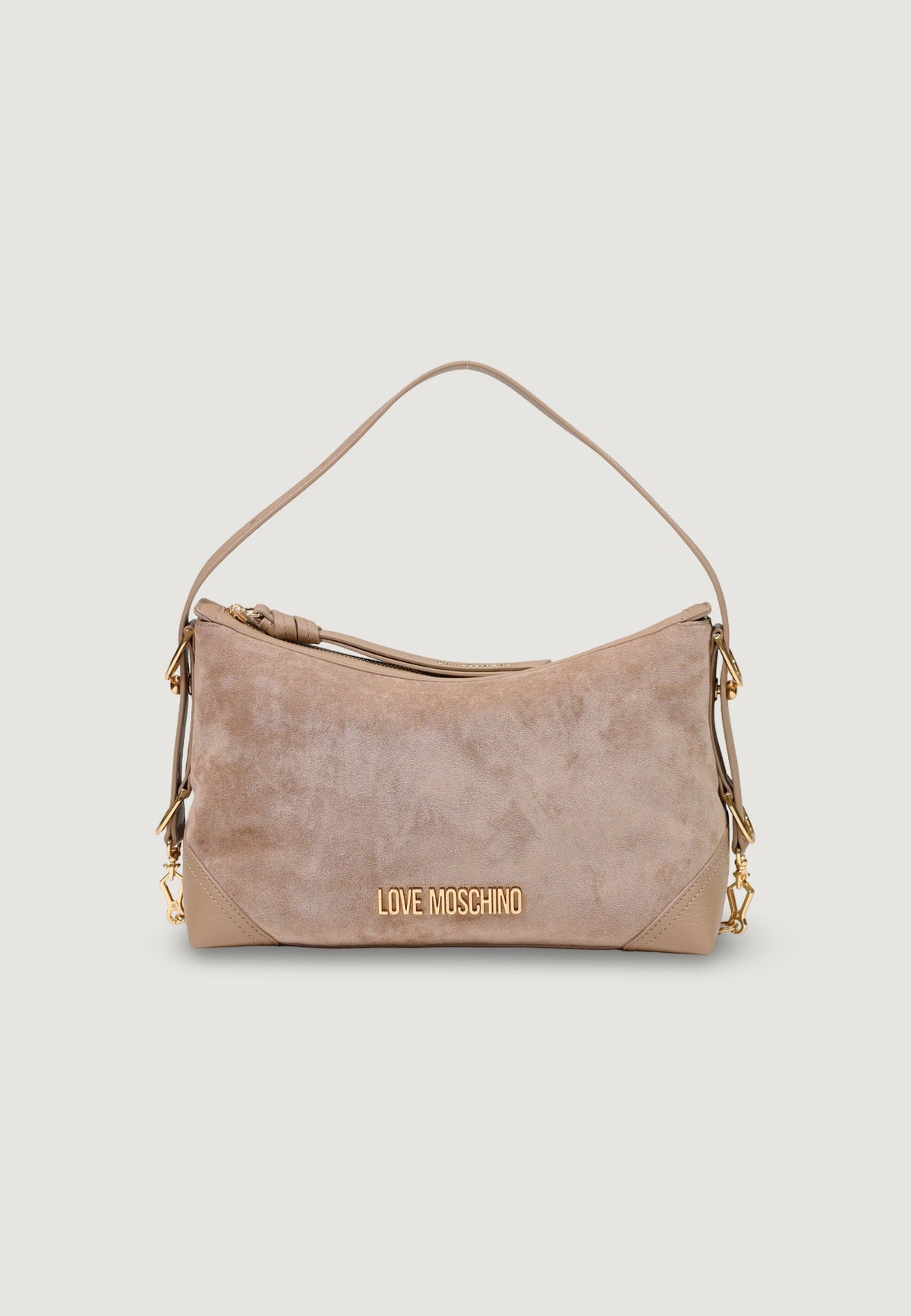 Love Moschino Polyester Handtas – Beige
