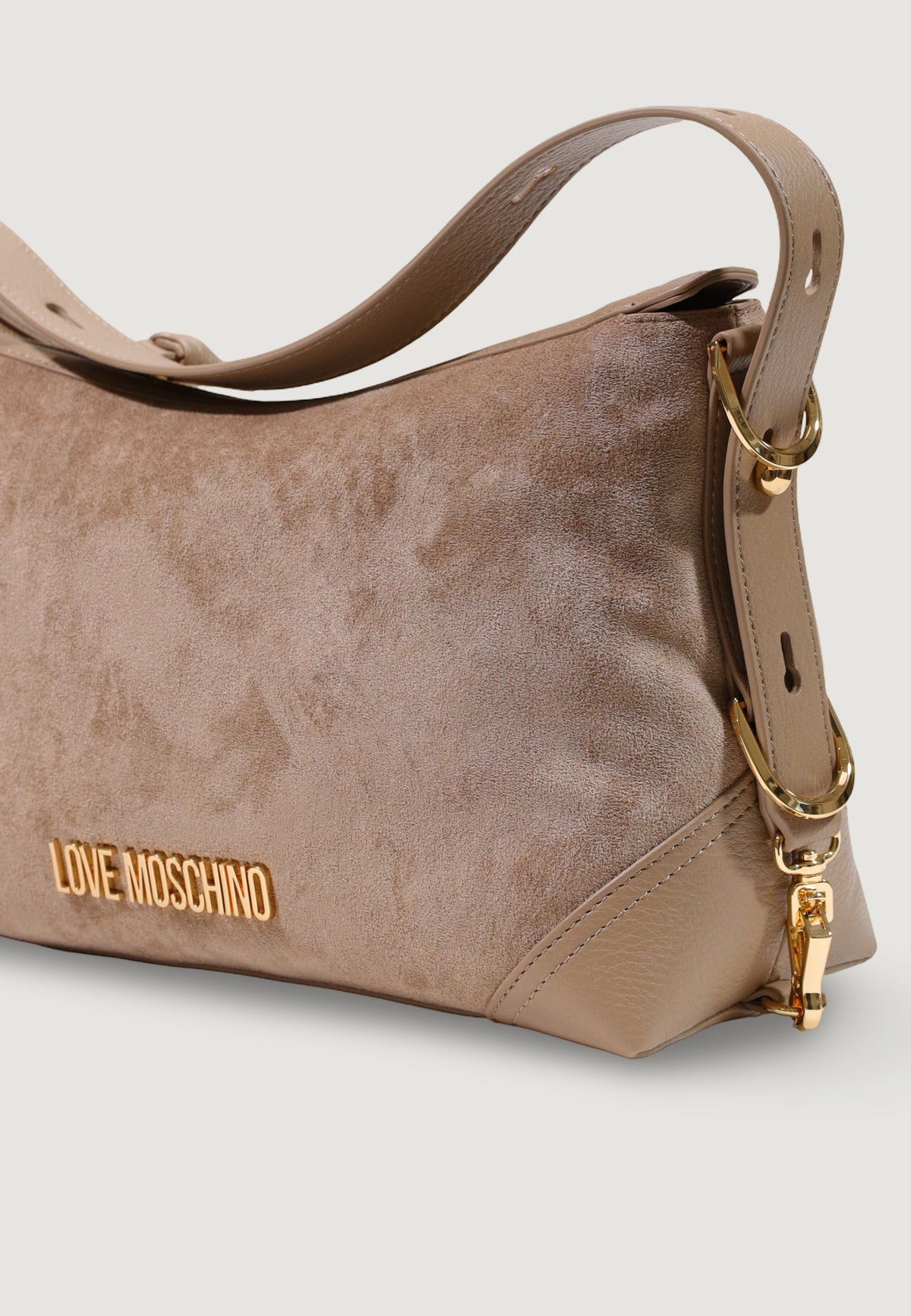 Love Moschino Polyester Handtas – Beige