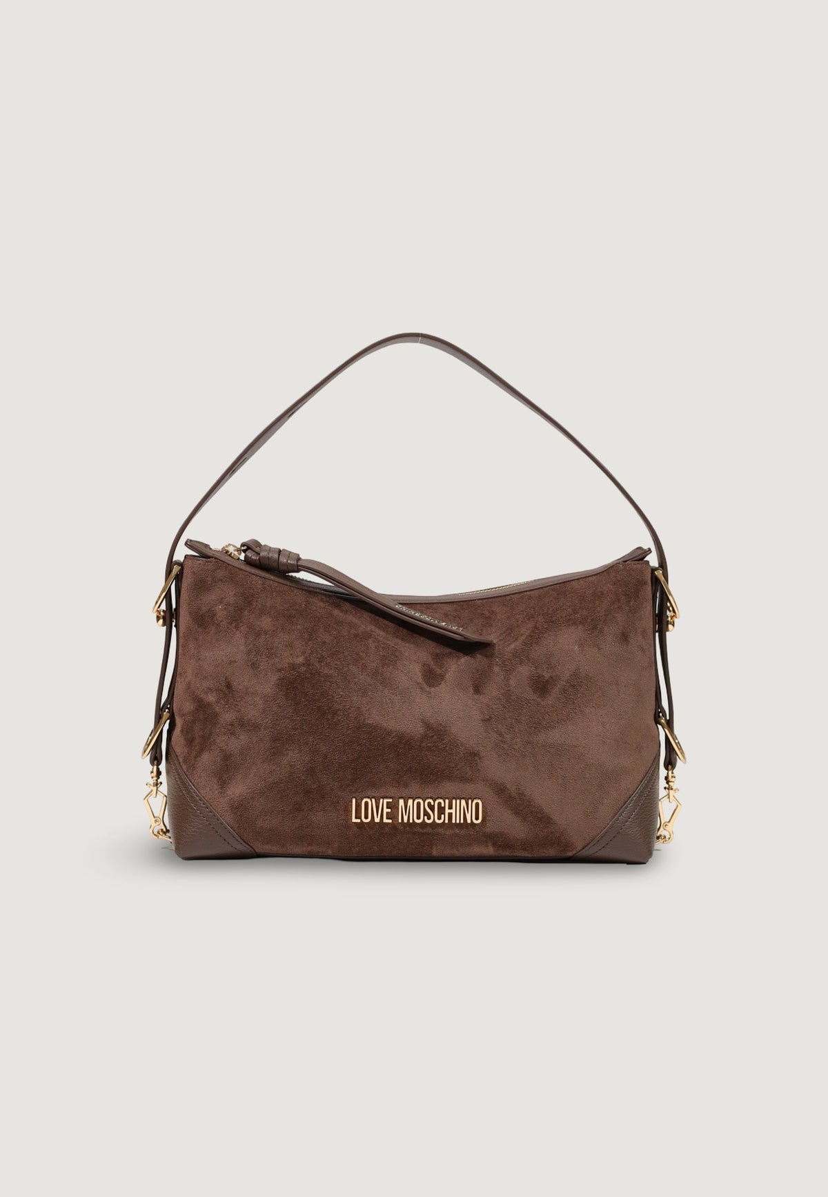 Love Moschino Polyester Handtas – Bruin