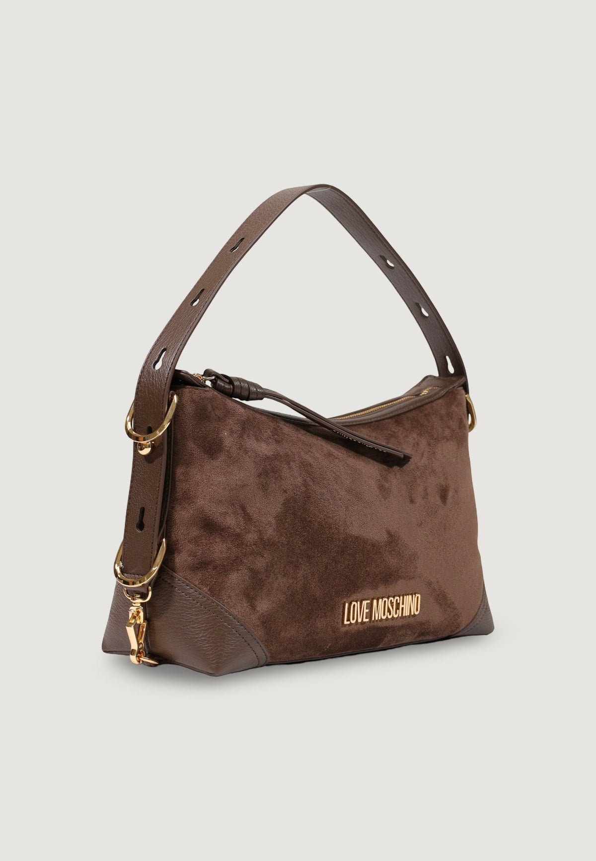 Love Moschino Polyester Handtas – Bruin