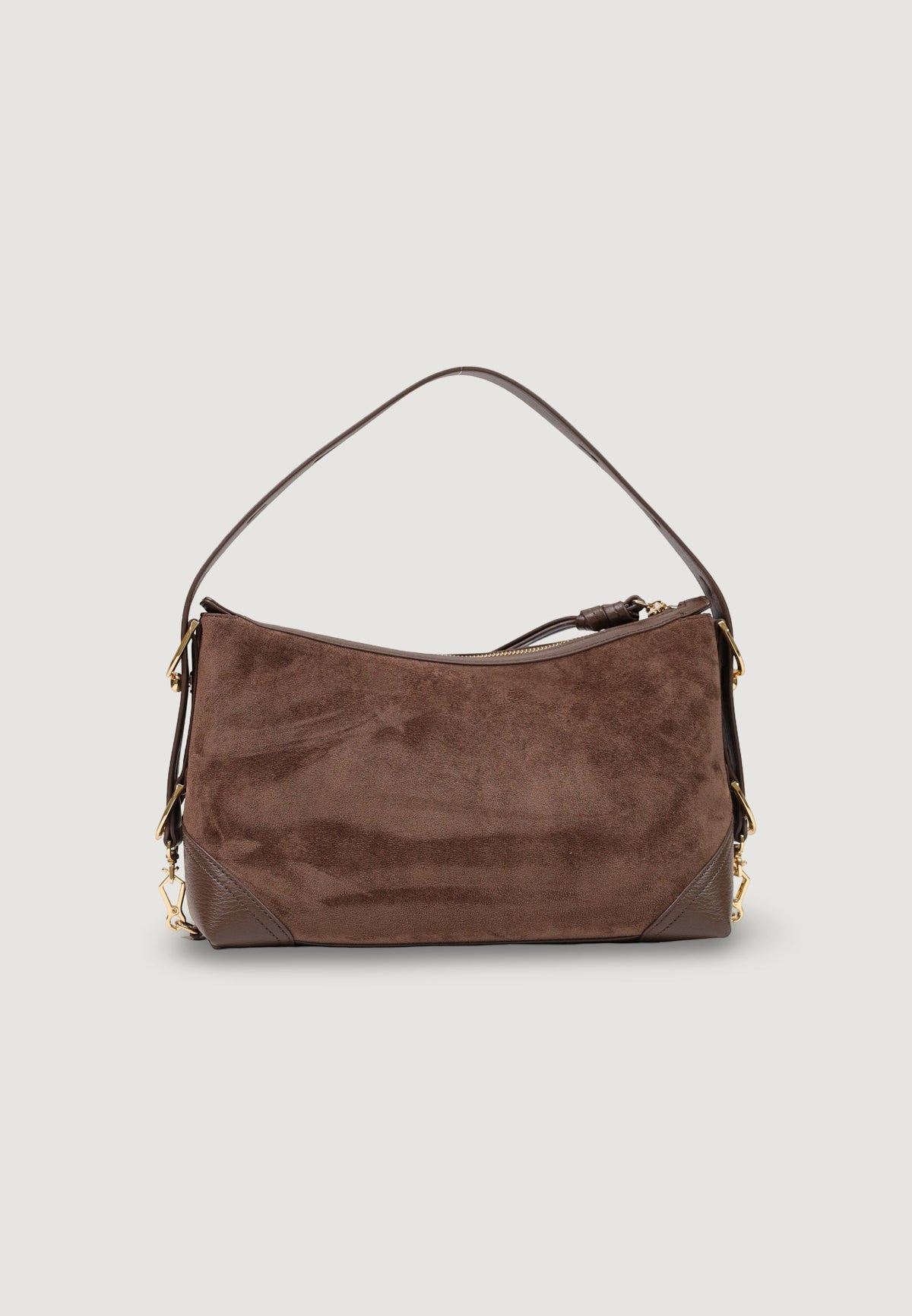 Love Moschino Polyester Handtas – Bruin