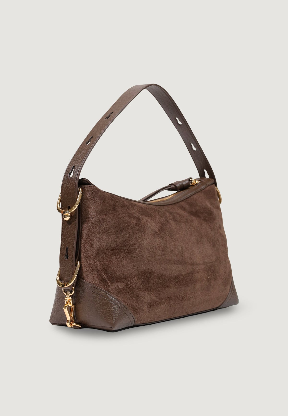 Love Moschino Polyester Handtas – Bruin