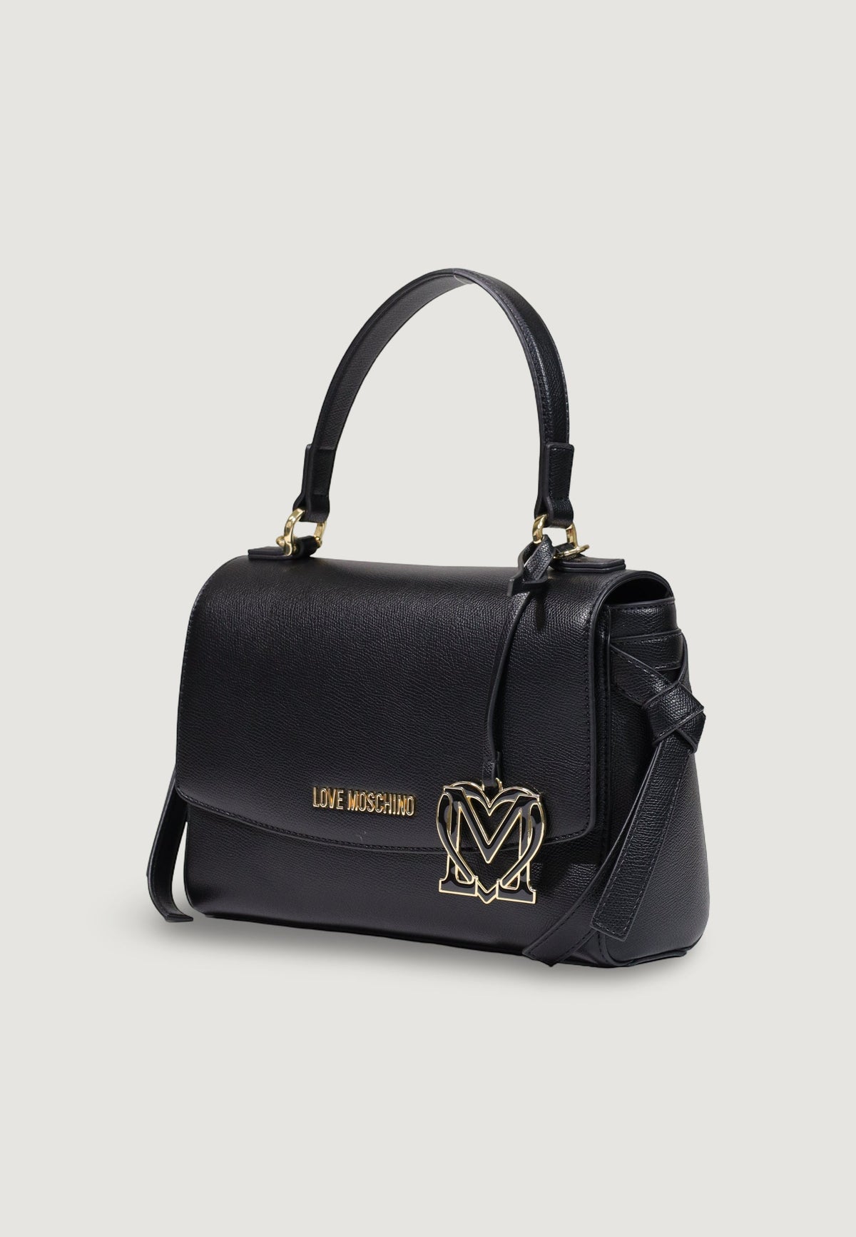 Love Moschino Schoudertas met Binnenvakken – Zwart