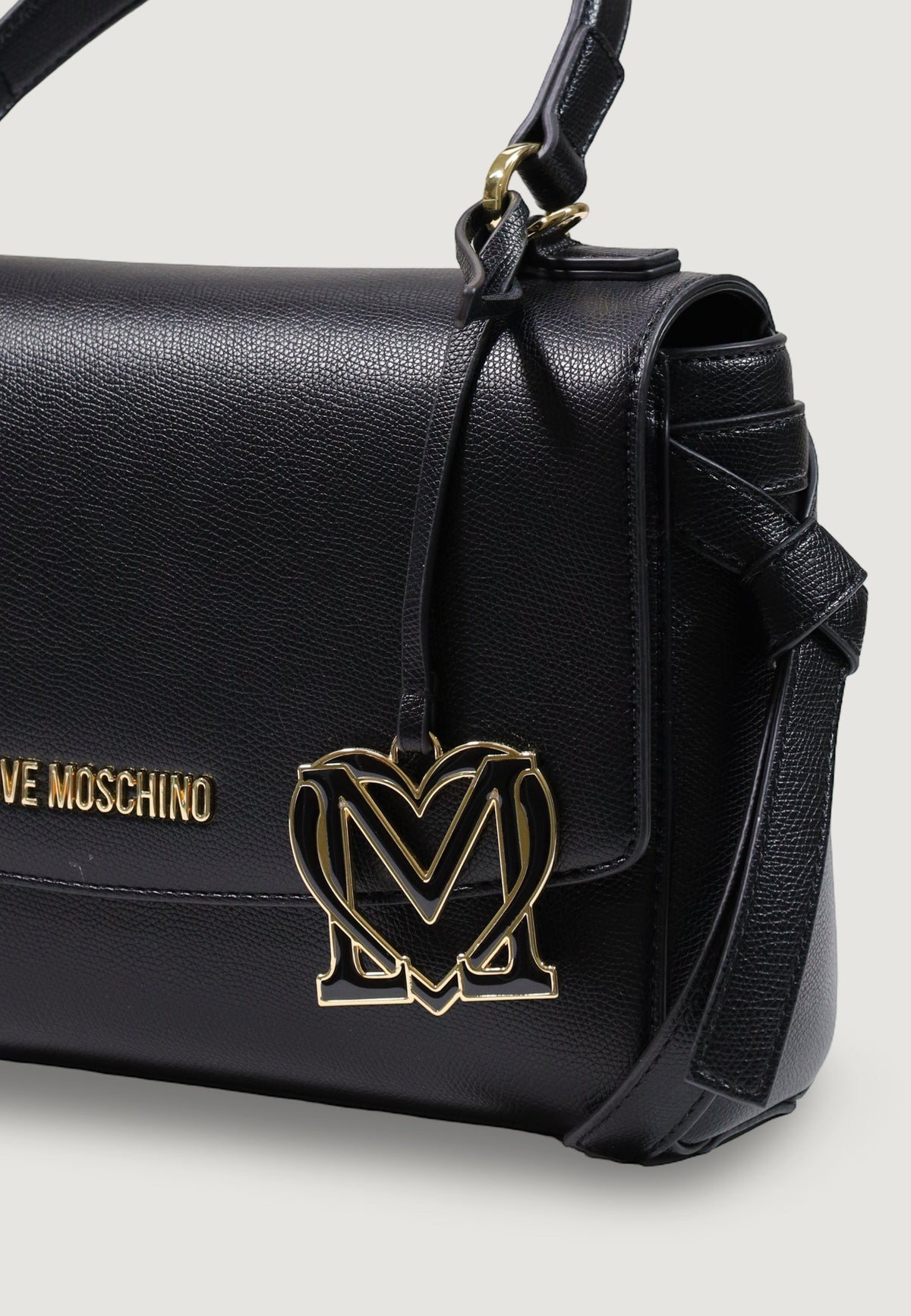 Love Moschino Schoudertas met Binnenvakken – Zwart
