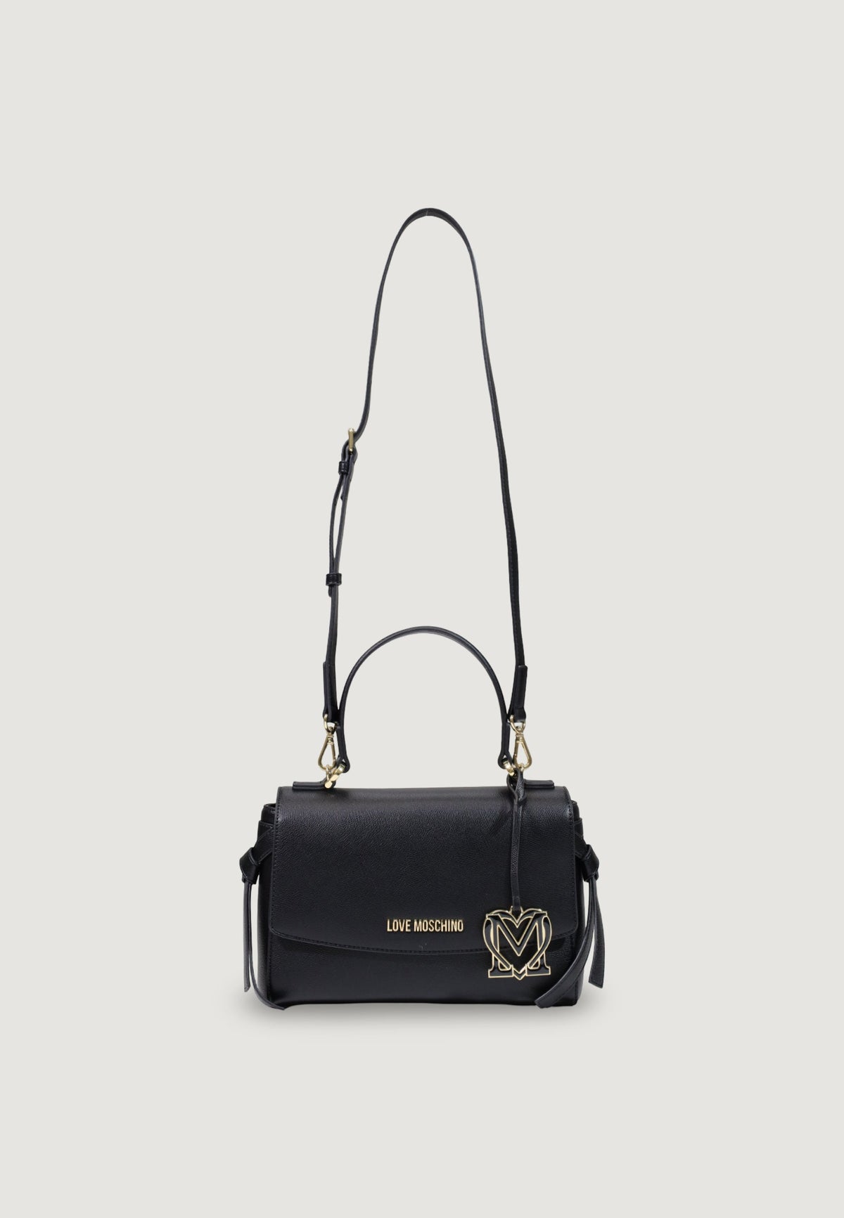 Love Moschino Schoudertas met Binnenvakken – Zwart