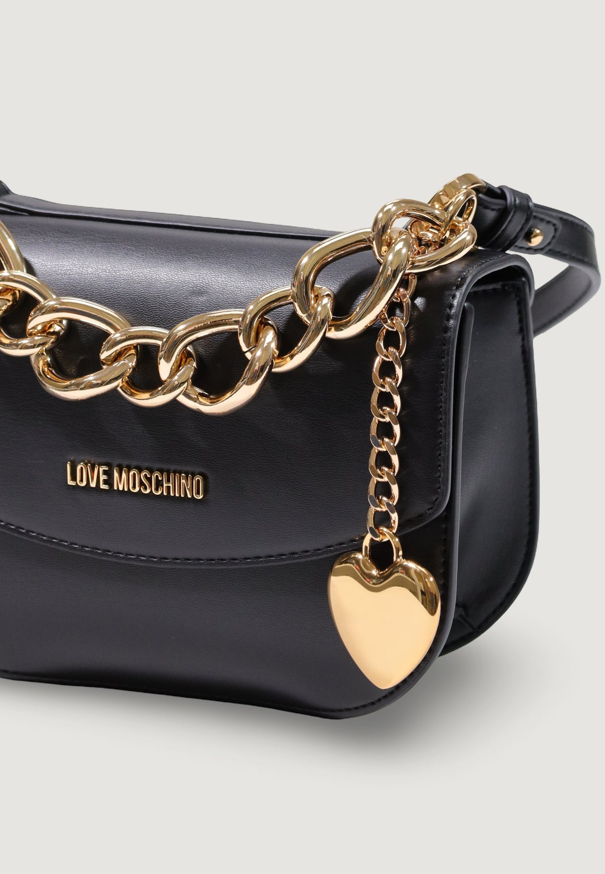 Love Moschino Polyester Schoudertas – Zwart