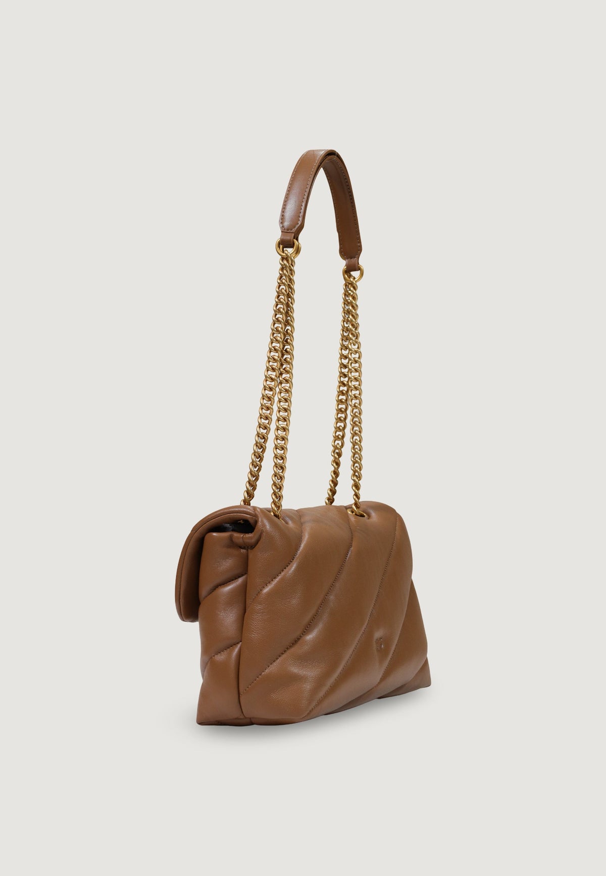Pinko Love Puff Classic Handtas – Bruin