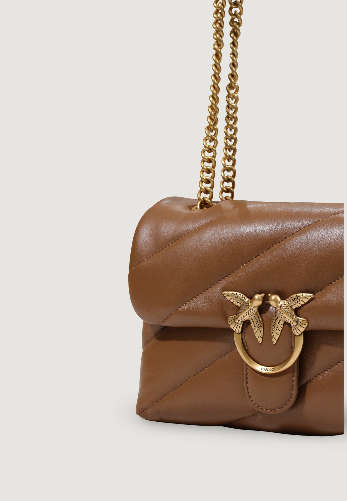 Pinko Love Puff Classic Handtas – Bruin