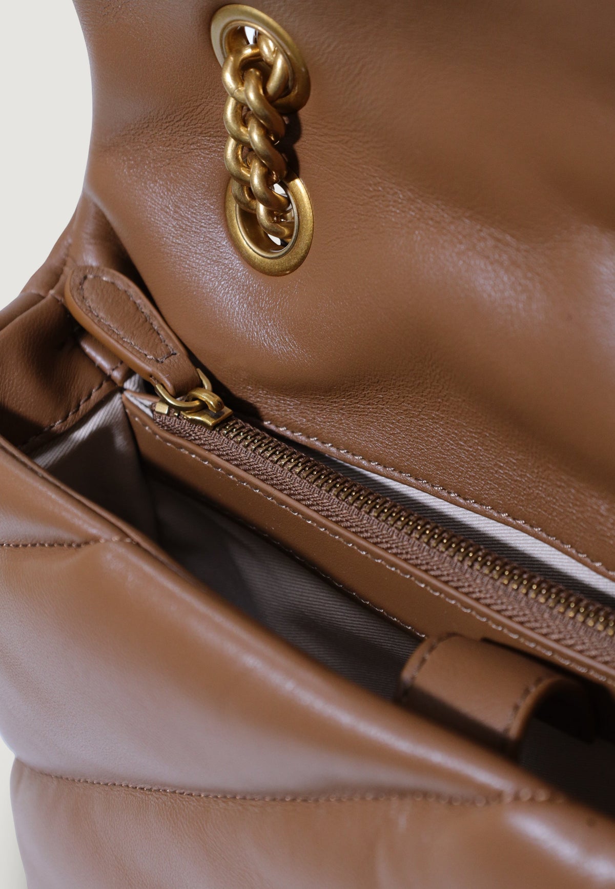 Pinko Love Puff Classic Handtas – Bruin