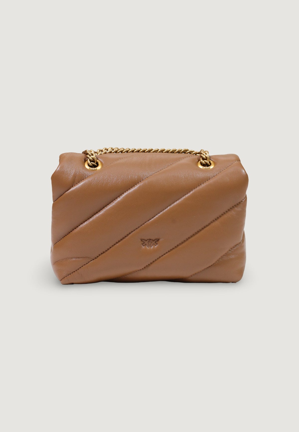 Pinko Love Puff Mini Schoudertas – Bruin