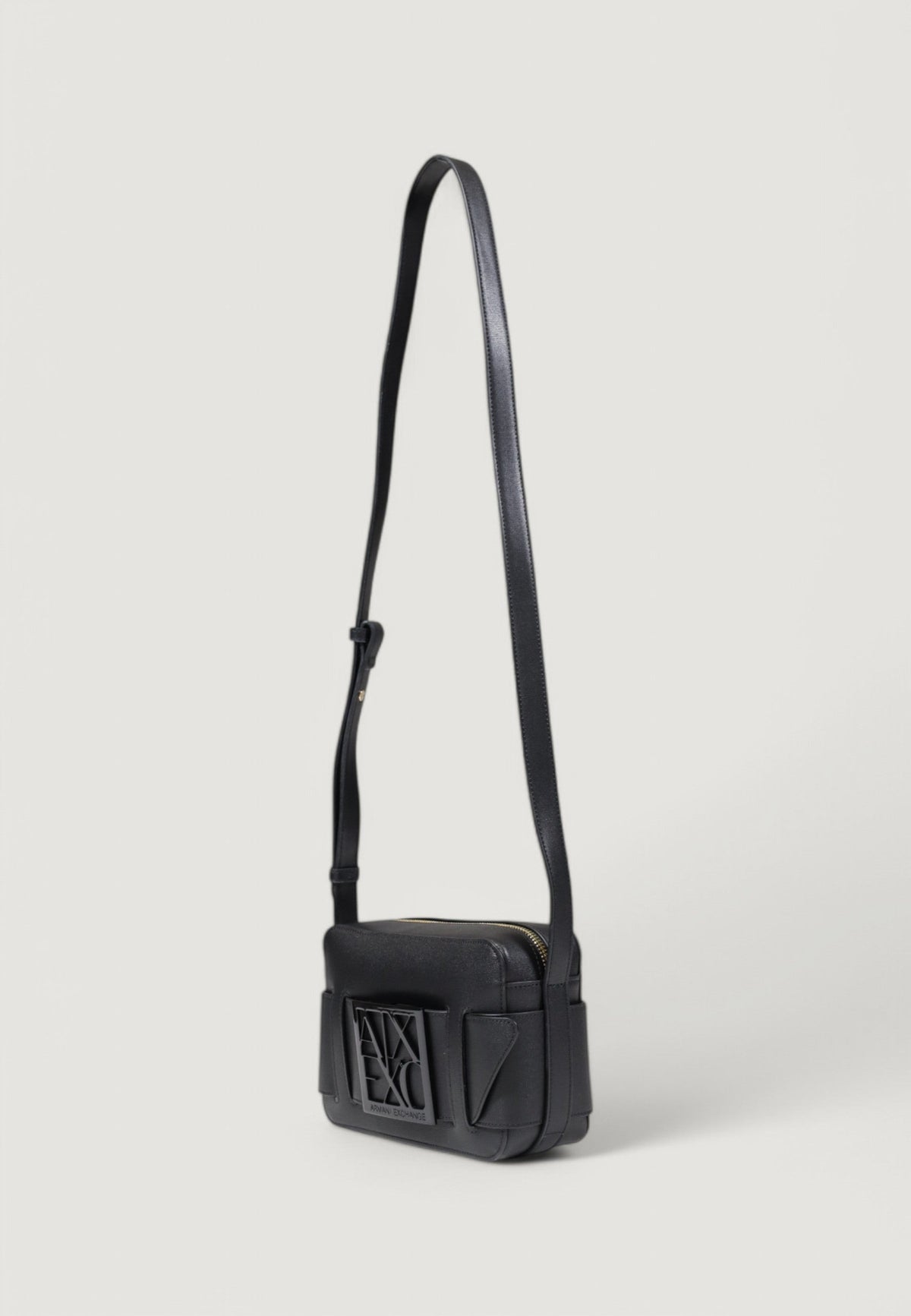 Armani Exchange Polyurethaan Crossbodytas – Zwart