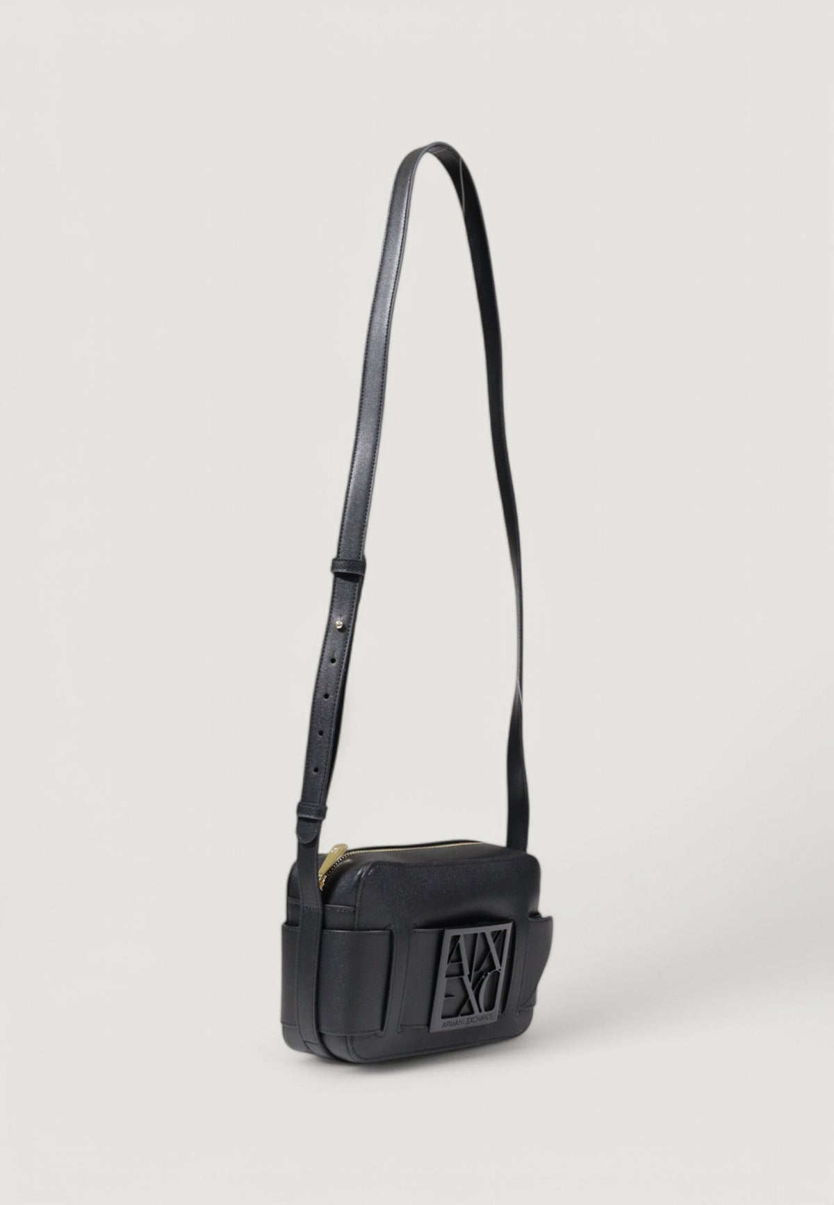 Armani Exchange Polyurethaan Crossbodytas – Zwart