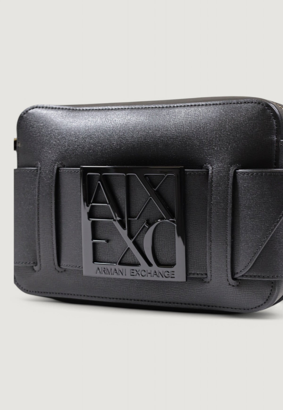 Armani Exchange Polyurethaan Crossbodytas – Zwart
