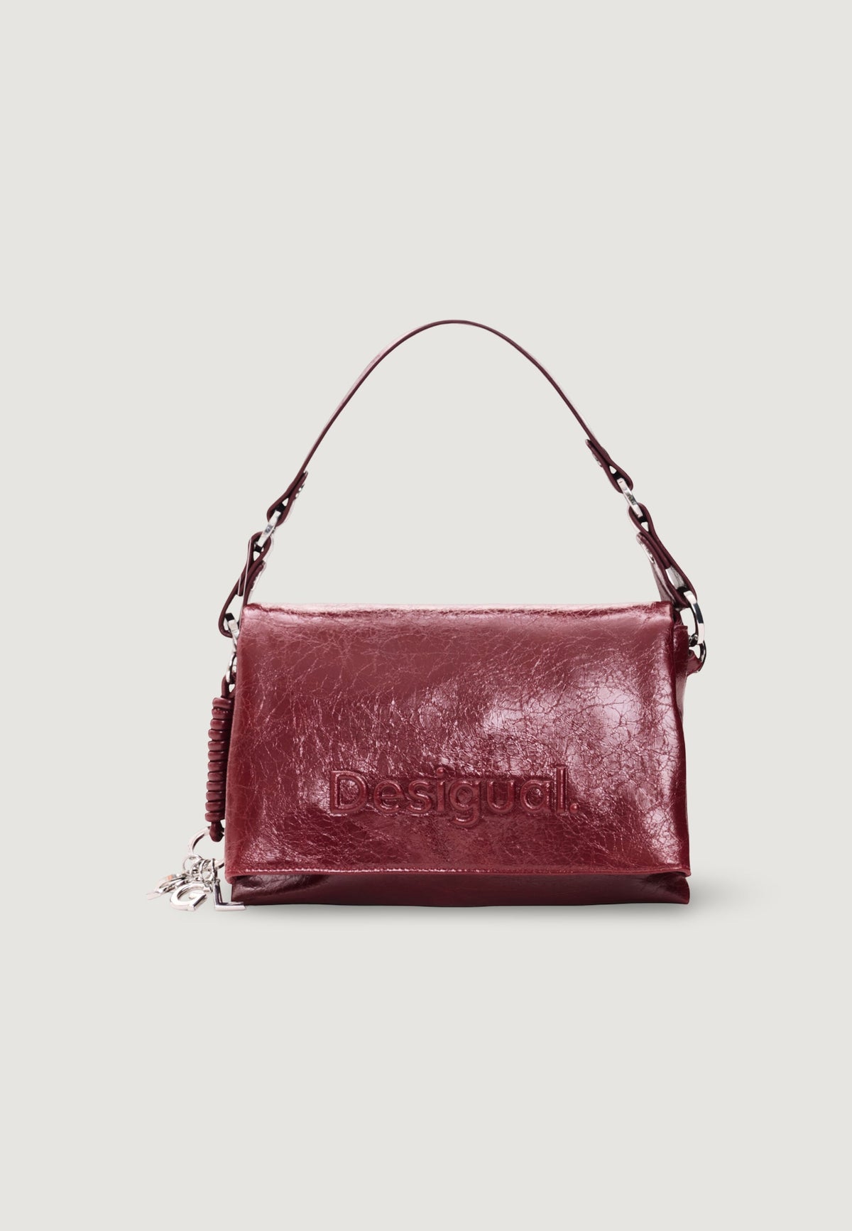 Desigual Half Logo Venecia 4.0 Schoudertas met handvat – Bordeaux