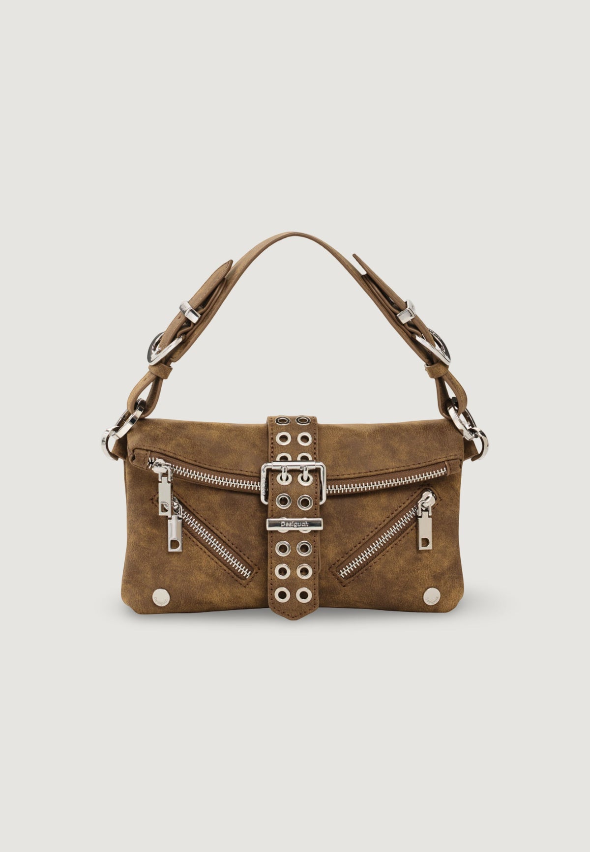 Desigual Valentine Clutch Schoudertas – Camel