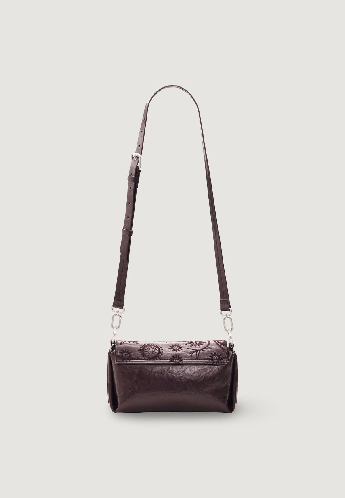 Desigual Siroco Naron Mini Schoudertas met gevlochten handvat – Bruin