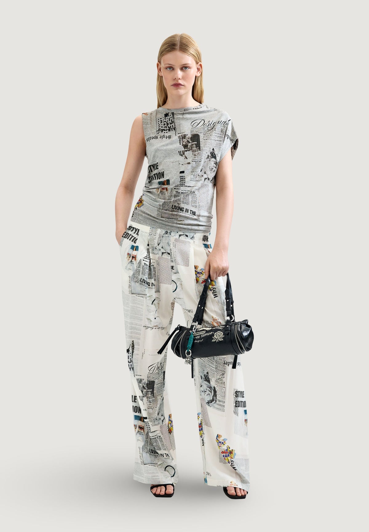 Desigual Libertas Zarauz Schoudertas – Zwart
