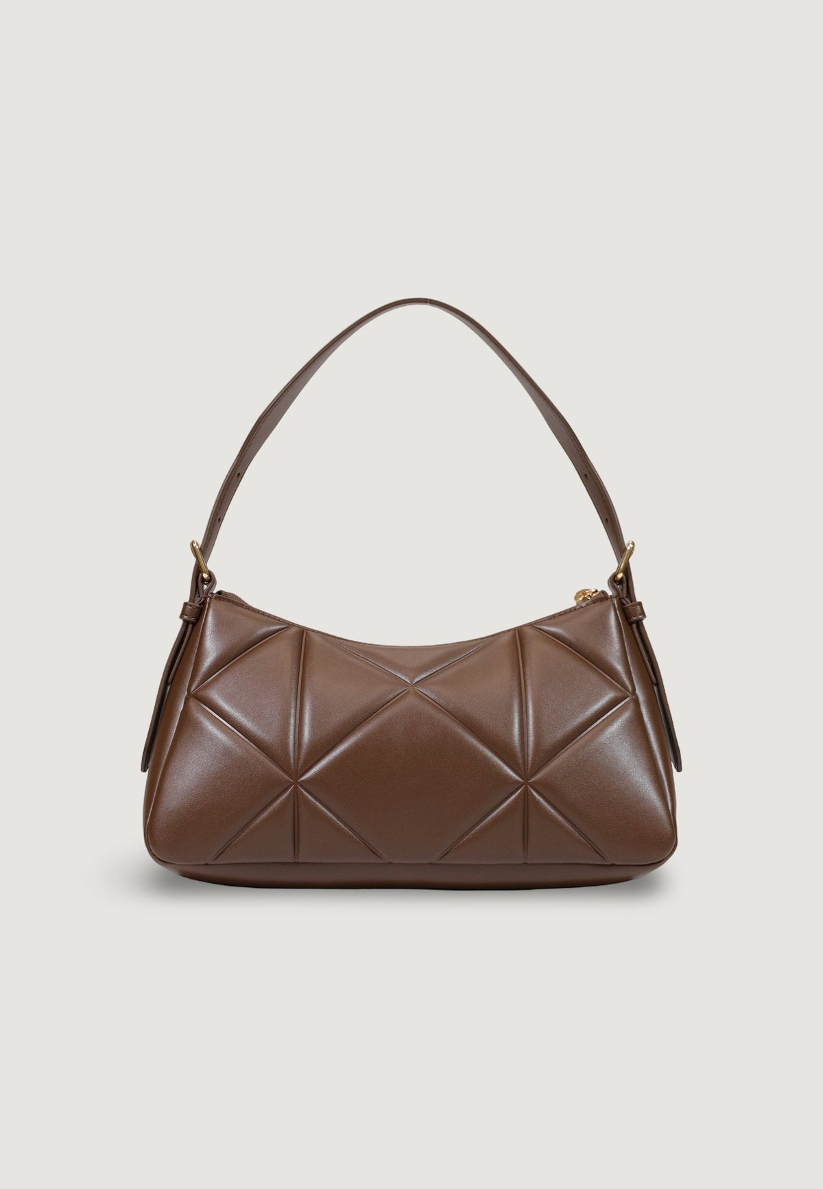 Love Moschino Handtas met Geometrisch Patroon – Bruin