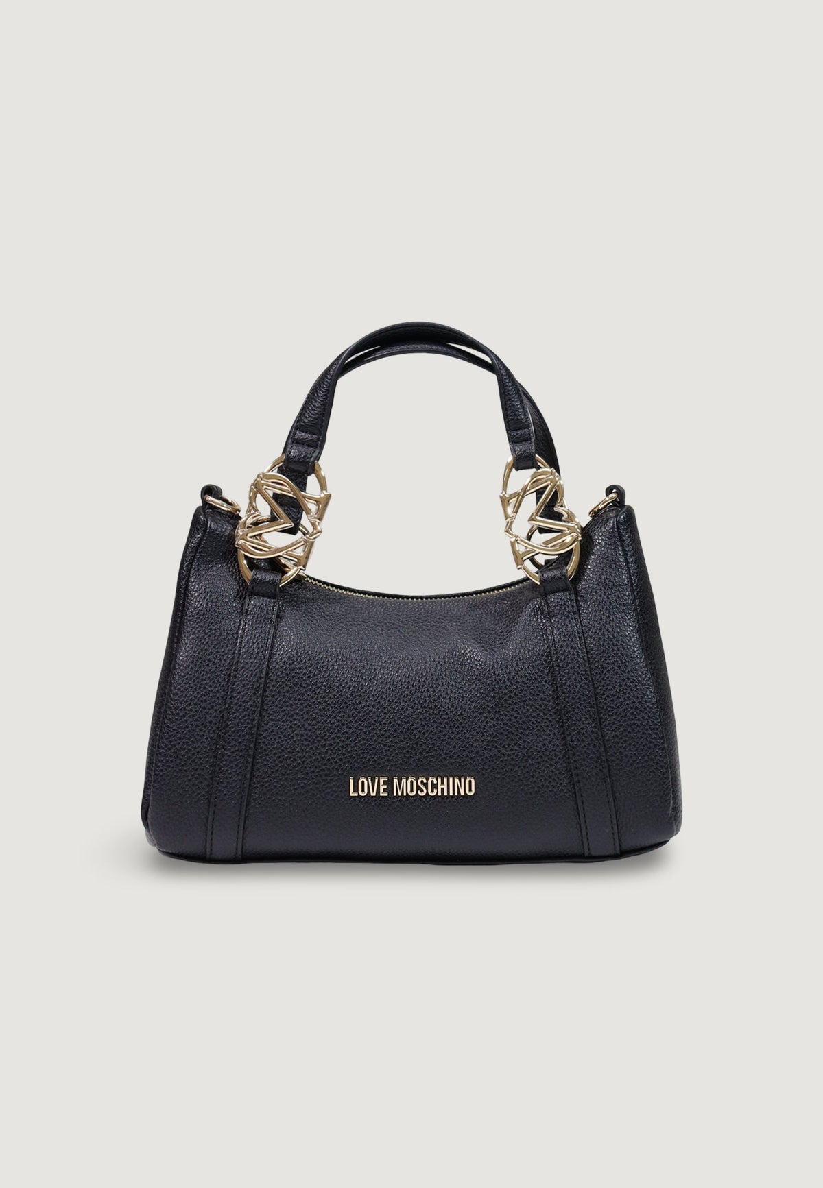 Love Moschino Schoudertas met Binnenvakken – Zwart