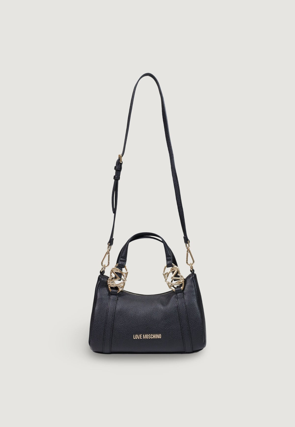 Love Moschino Schoudertas met Binnenvakken – Zwart