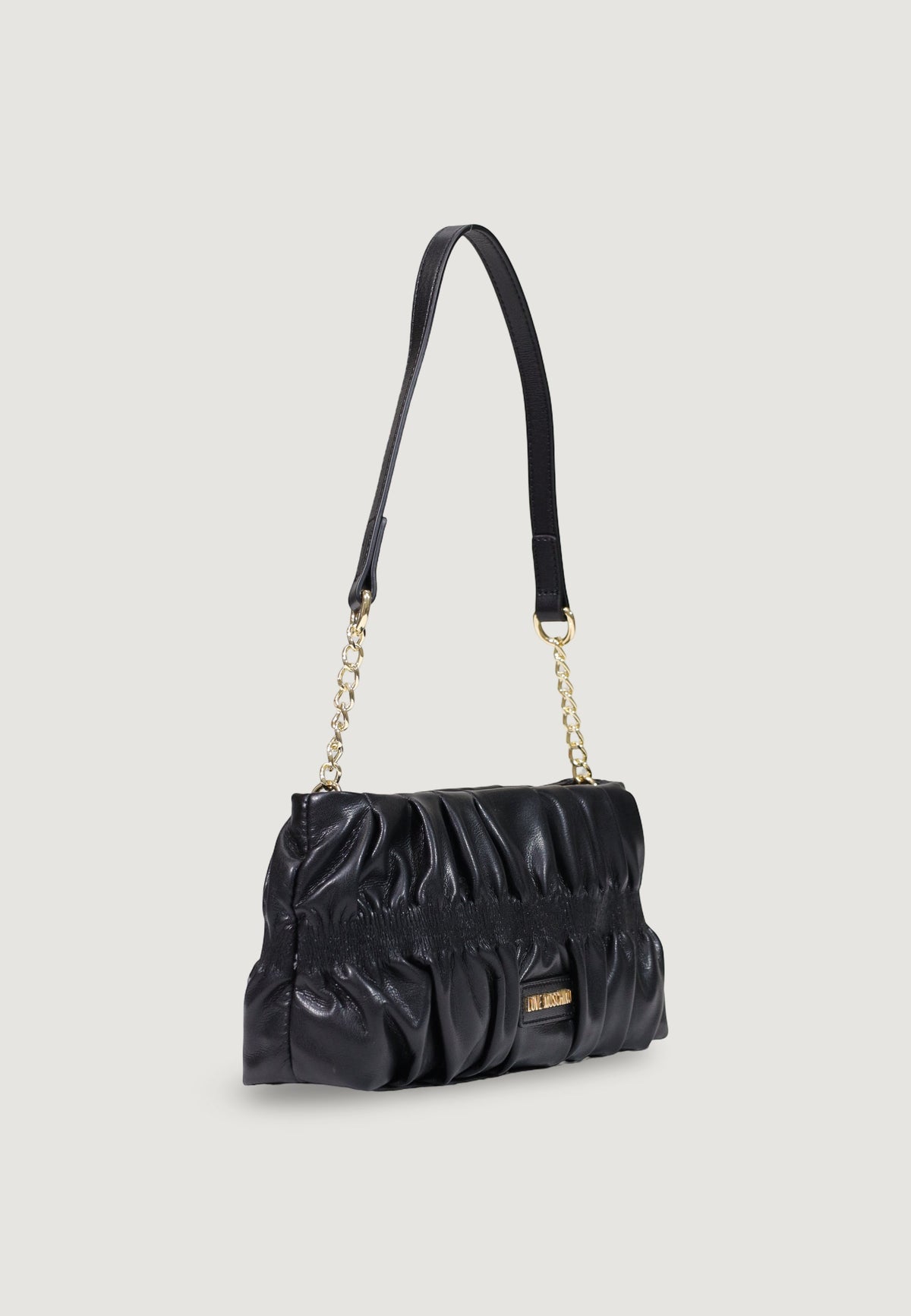 Love Moschino Handtas met Binnenvakken – Zwart