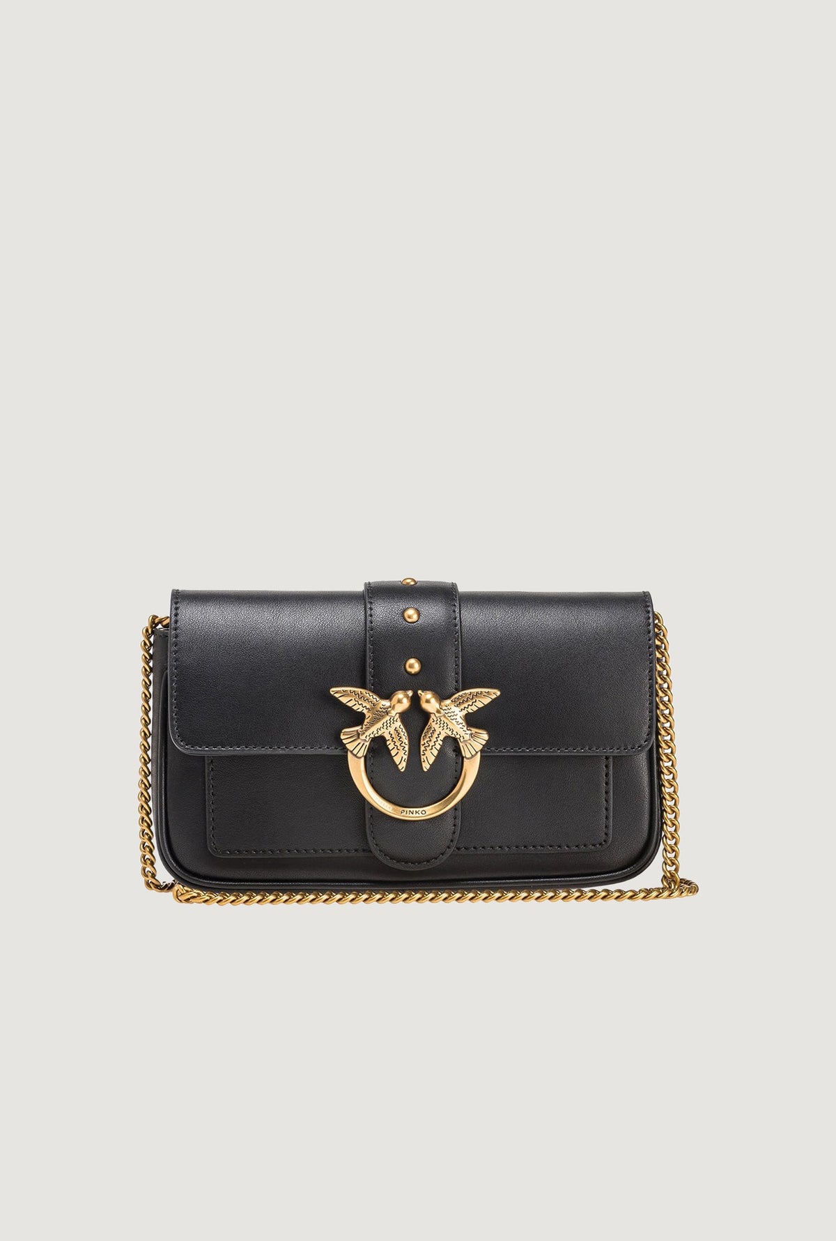 Pinko Pocket Love One Simply Schoudertas – Zwart