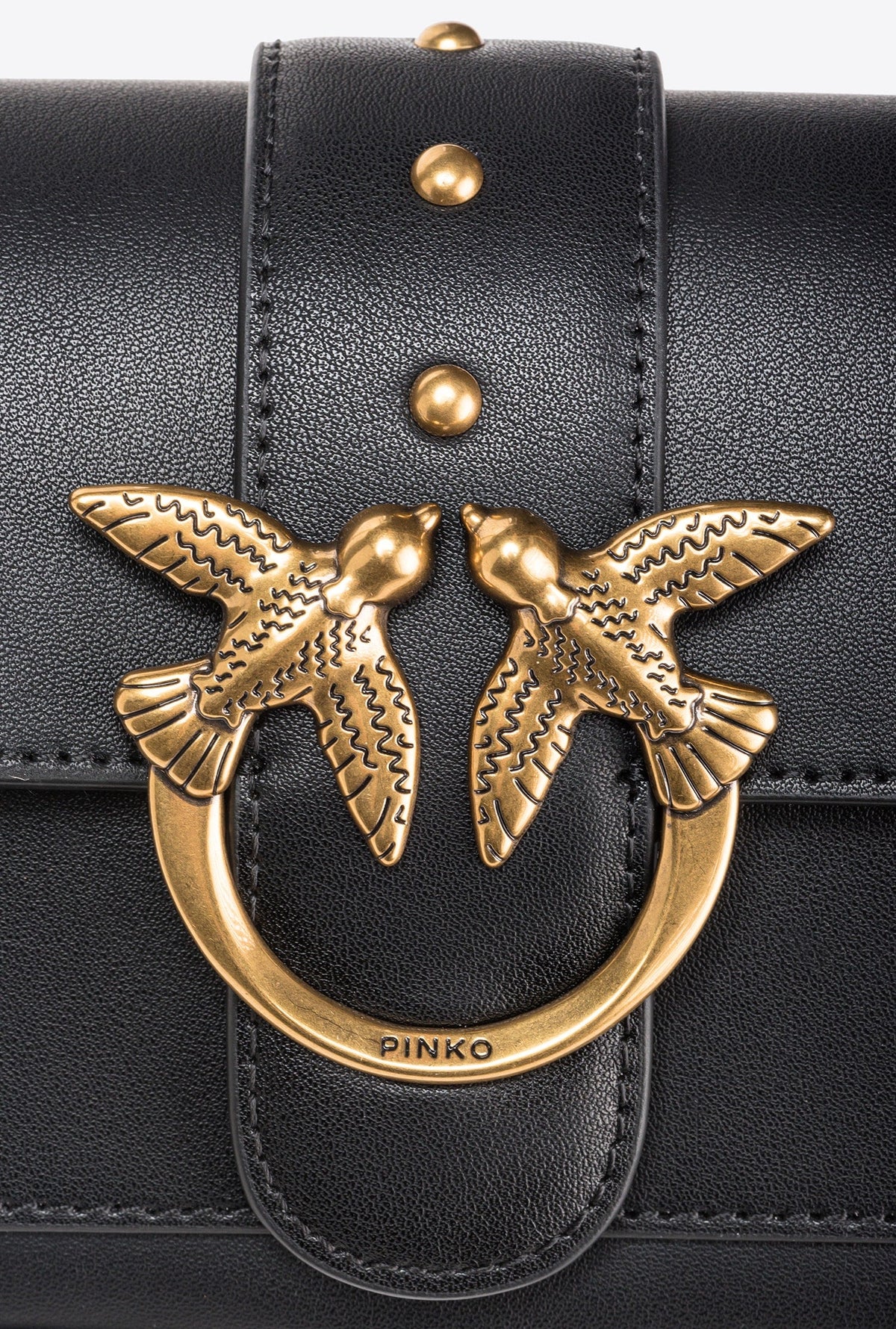 Pinko Pocket Love One Simply Schoudertas – Zwart