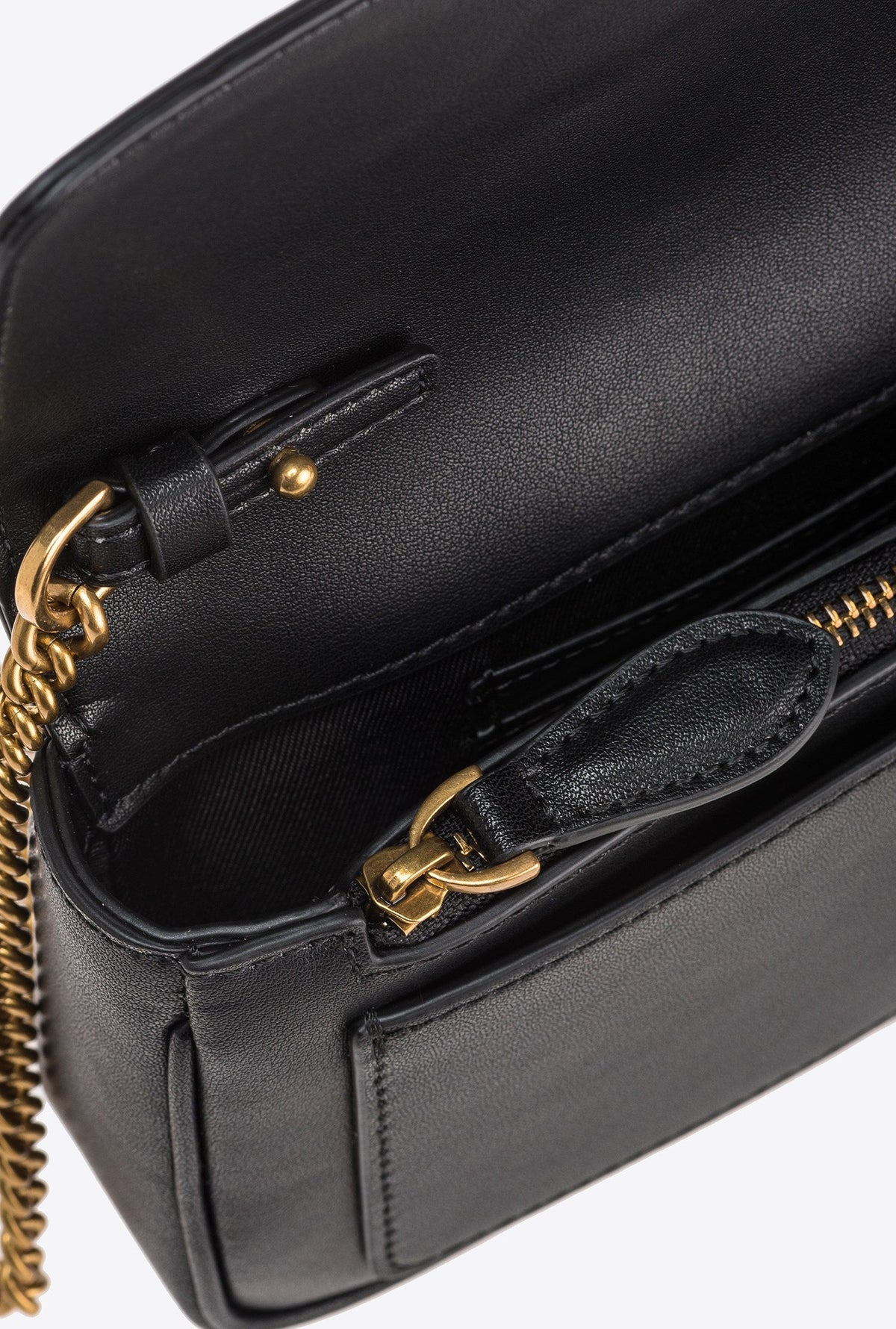 Pinko Pocket Love One Simply Schoudertas – Zwart