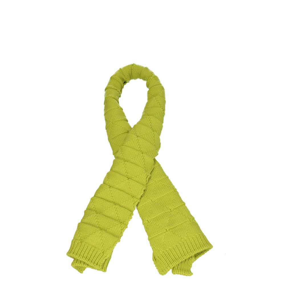 Bottega Veneta Gebreide wollen sjaal – Limegroen