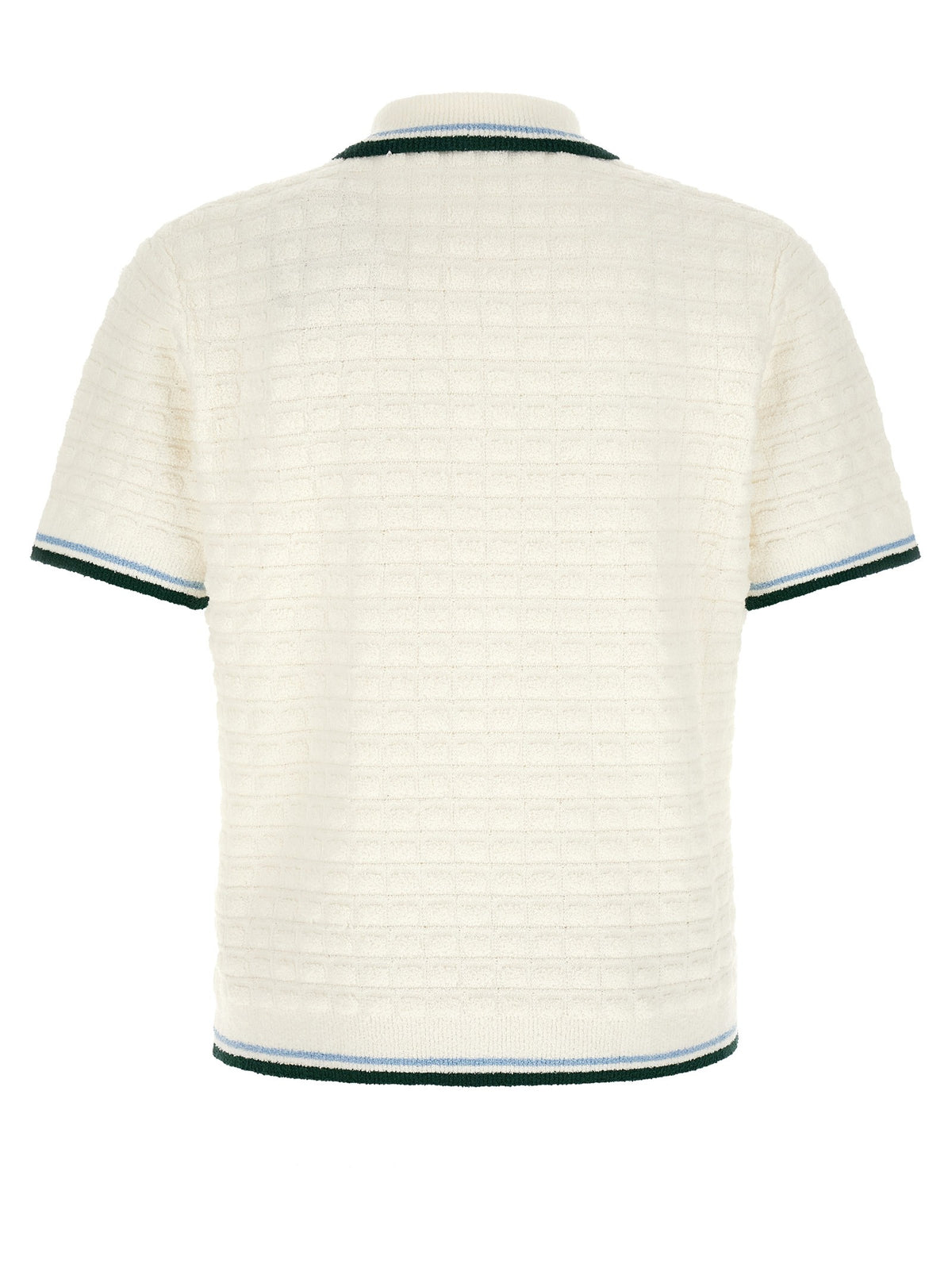 Casablanca Bouclé Polo – Wit