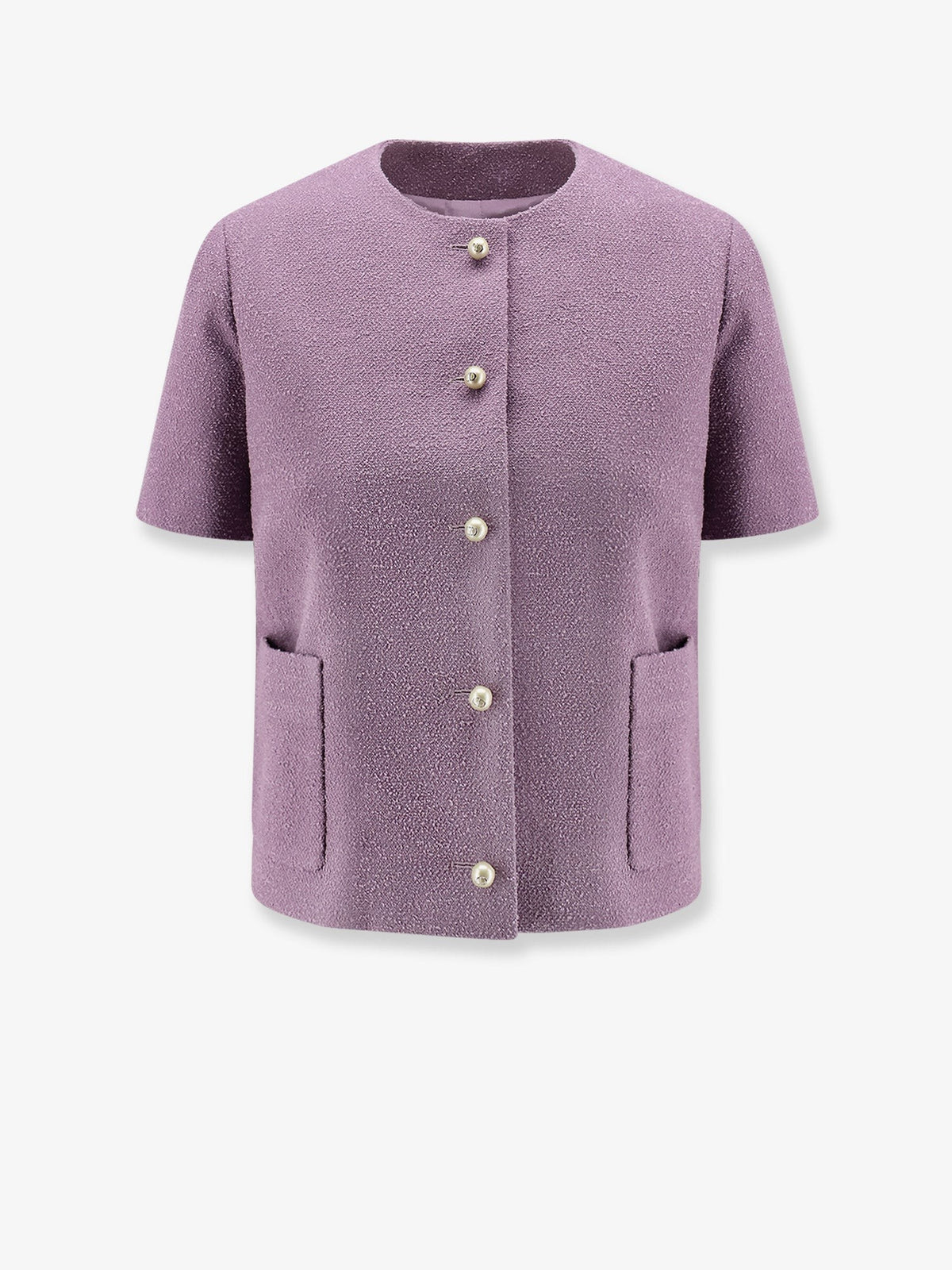 Christian Dior Bouclé Blazer – Paars