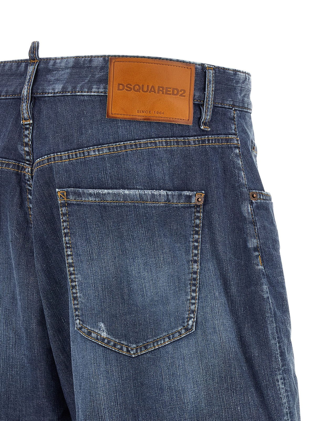 Dsquared2 Boxer Denim Bermuda – Donkerblauw