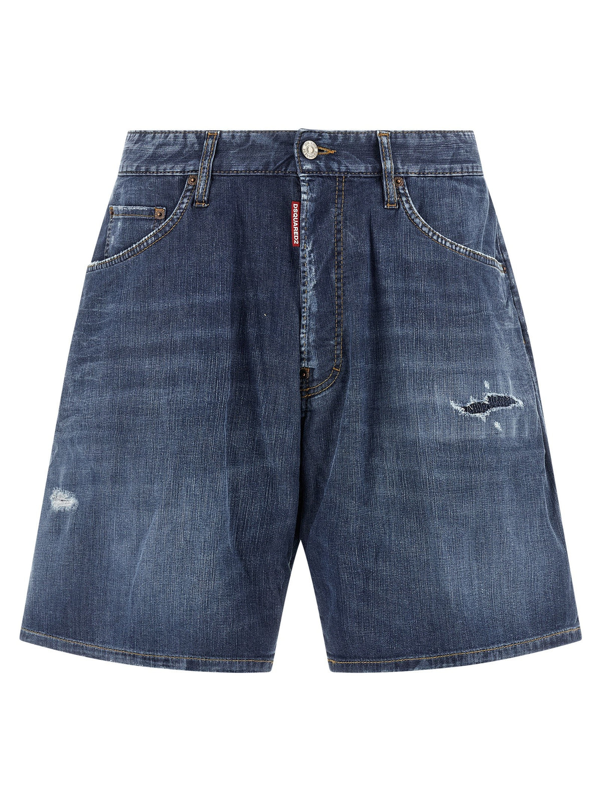 Dsquared2 Boxer Denim Bermuda – Donkerblauw