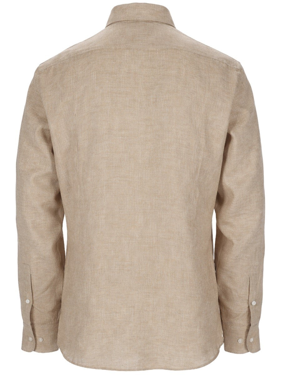 Boss Linnen Overhemd – Beige