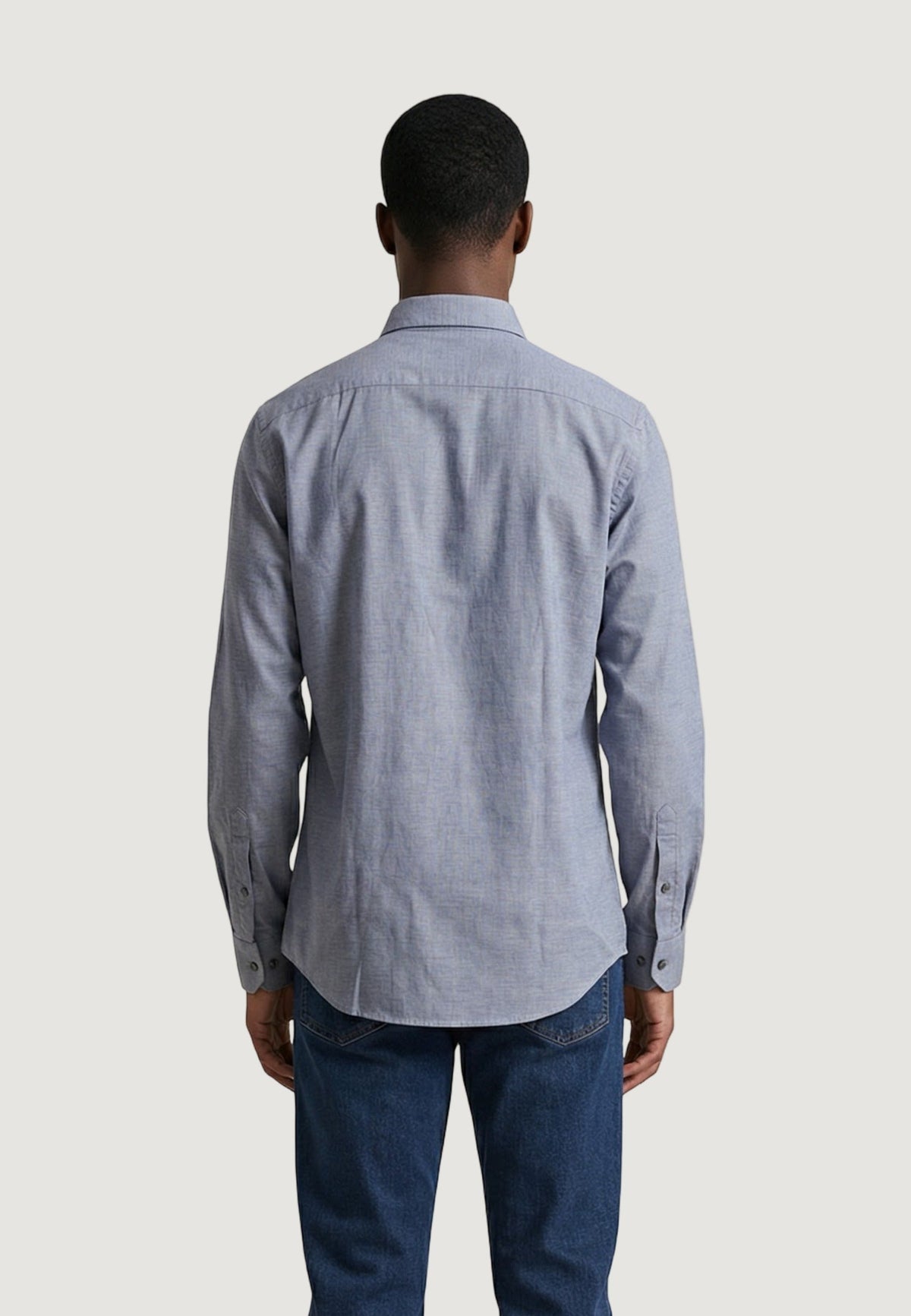 Armani Exchange Overhemd met Lange Mouwen – Blauw