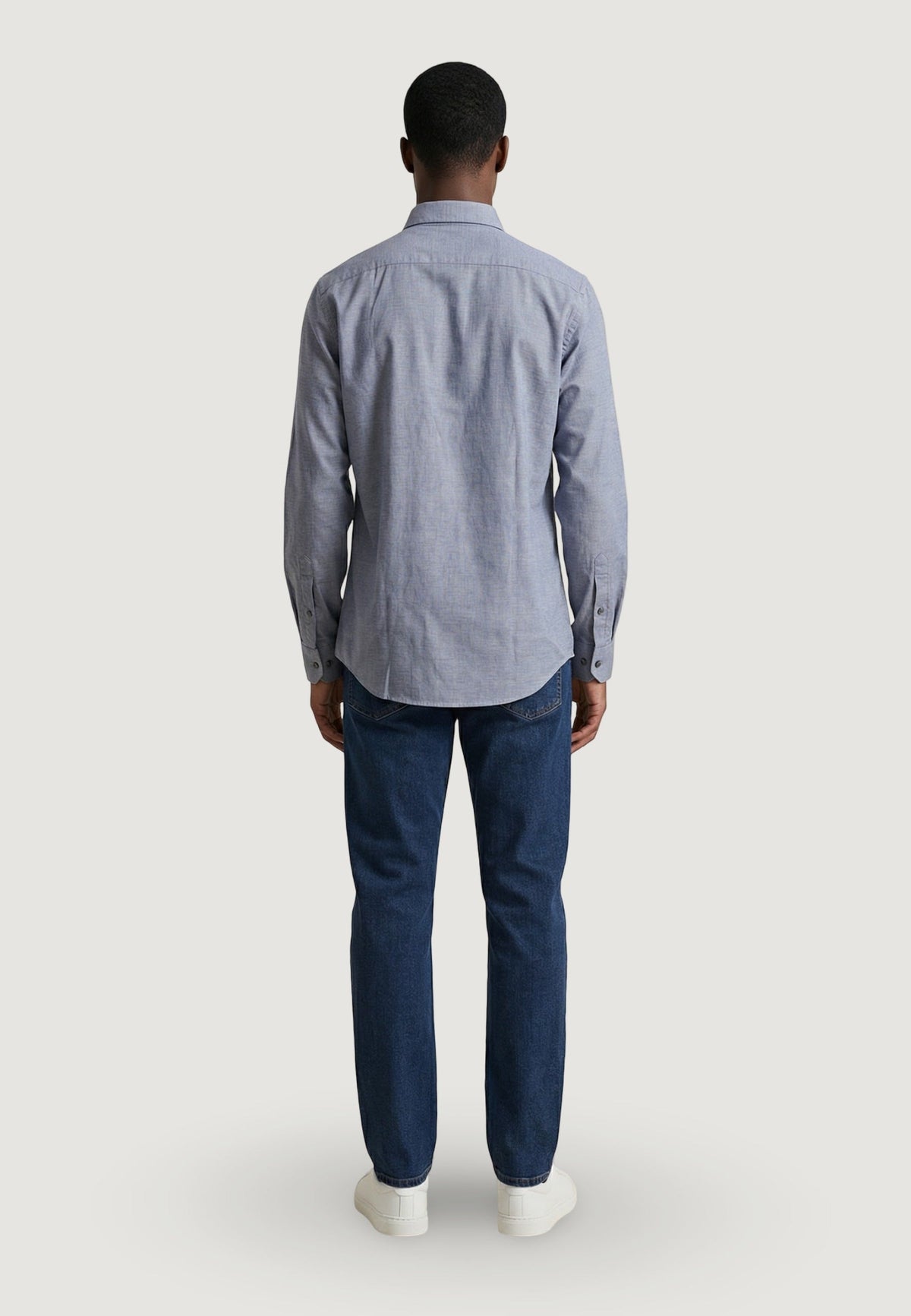 Armani Exchange Overhemd met Lange Mouwen – Blauw
