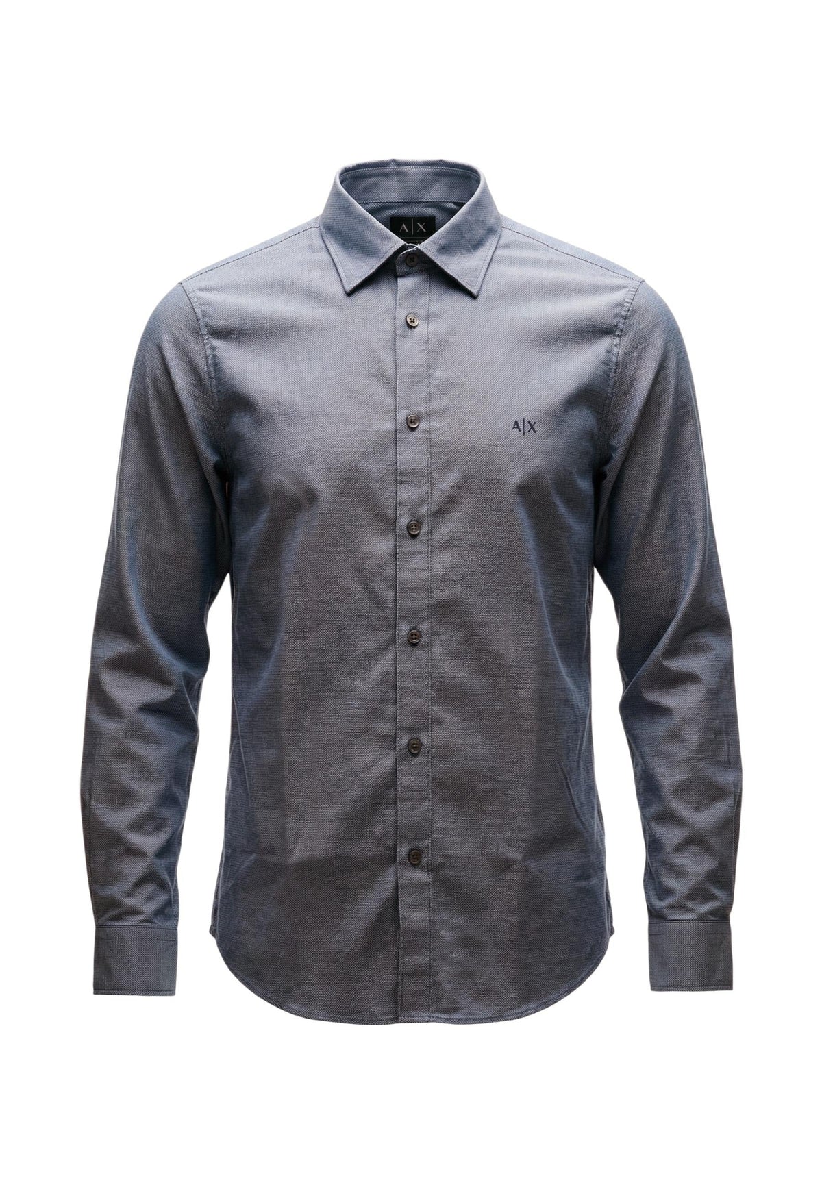 Armani Exchange Overhemd met Lange Mouwen – Blauw