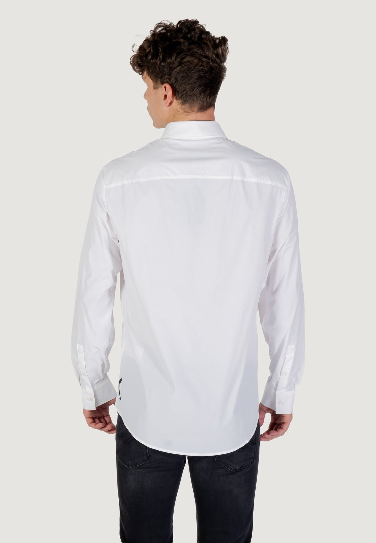 Armani Exchange Polyamide Overhemd met Lange Mouwen – Wit