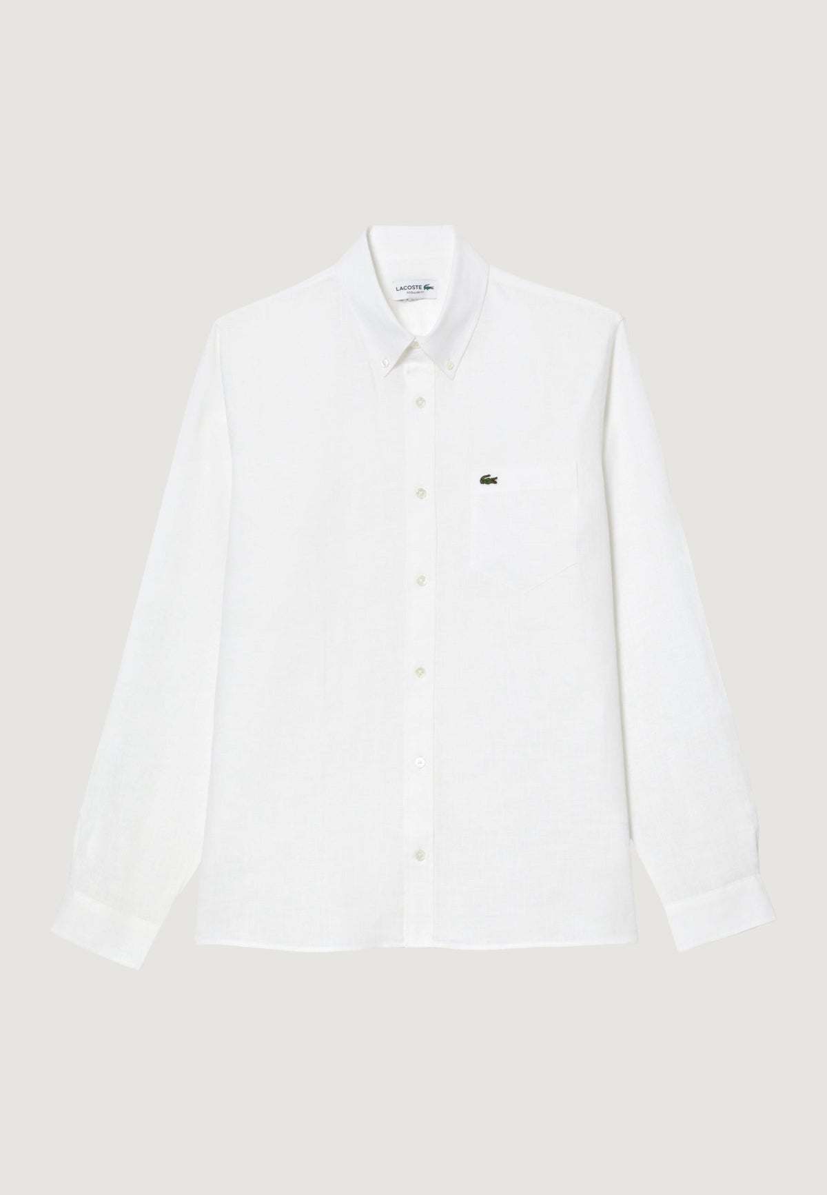 Lacoste Linnen overhemd – Wit