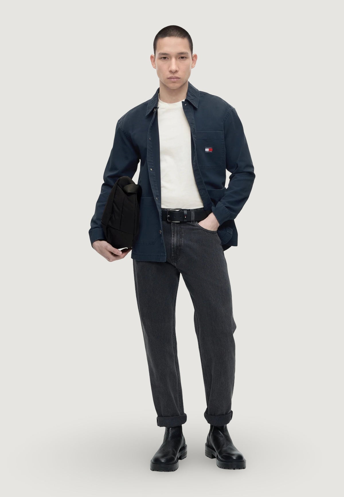 Tommy Hilfiger Overhemd met voorzakken – Blauw