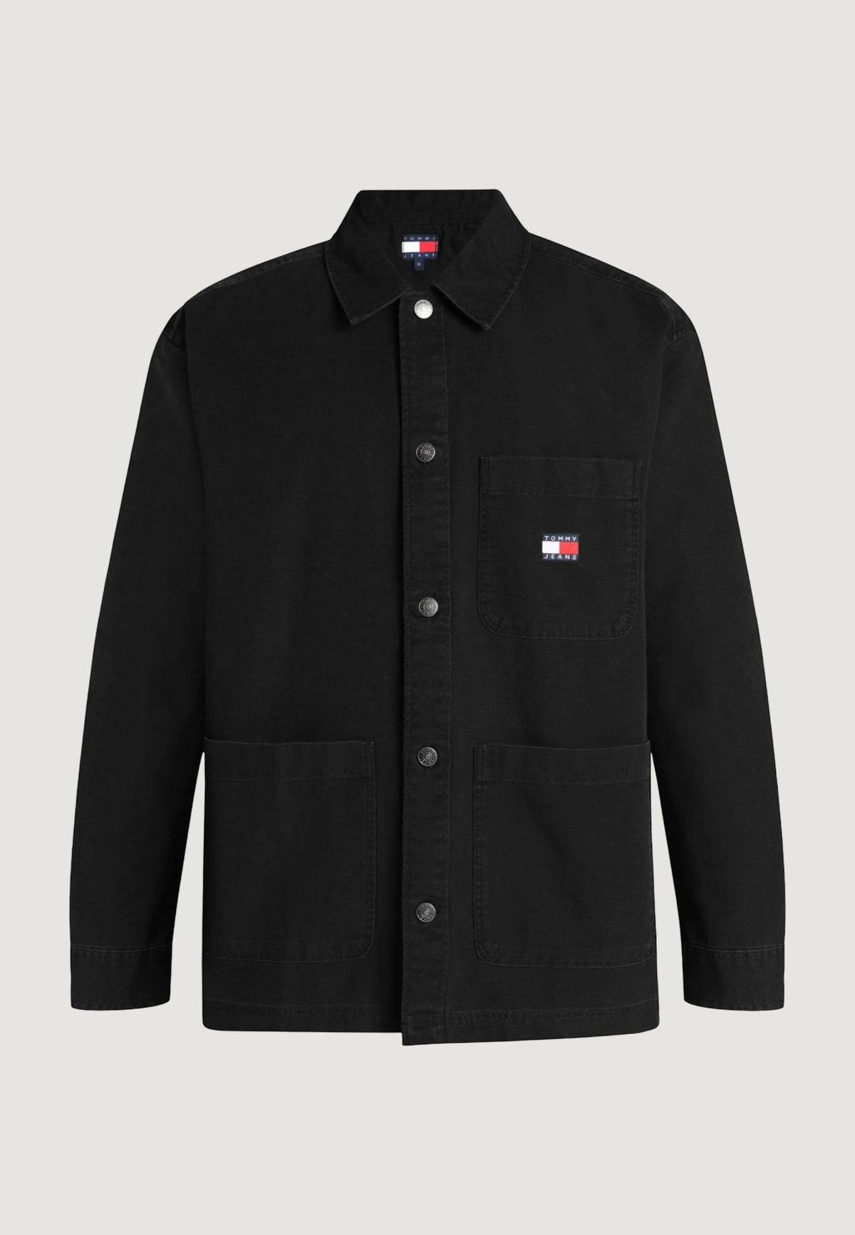 Tommy Hilfiger Overhemd met voorzakken – Zwart