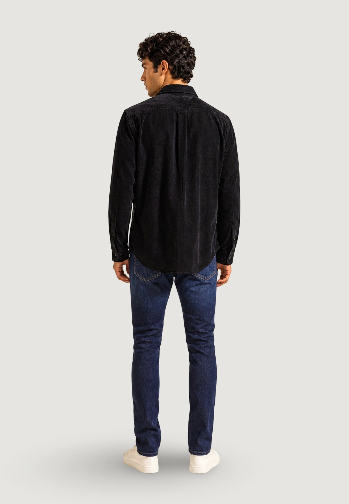 Tommy Hilfiger Overhemd met lange mouwen – Zwart