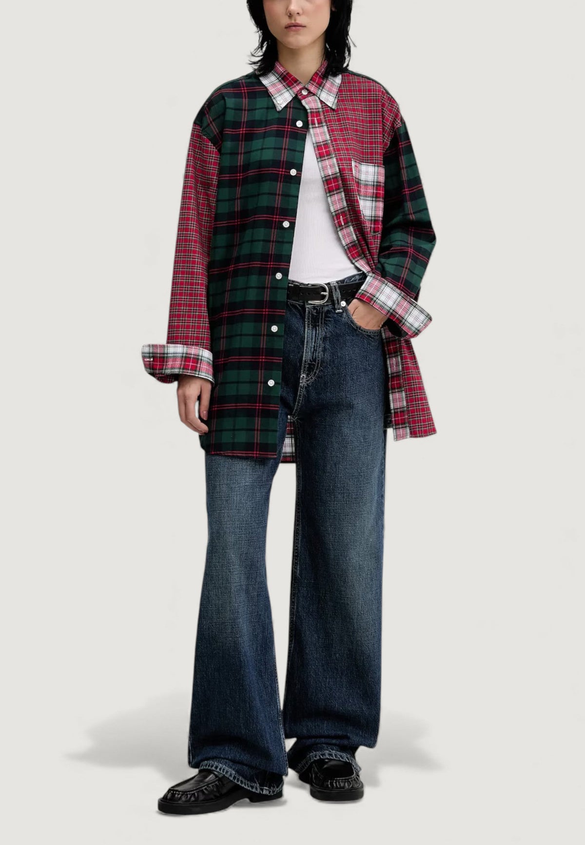 Tommy Hilfiger Geruit overhemd met zak – Rood