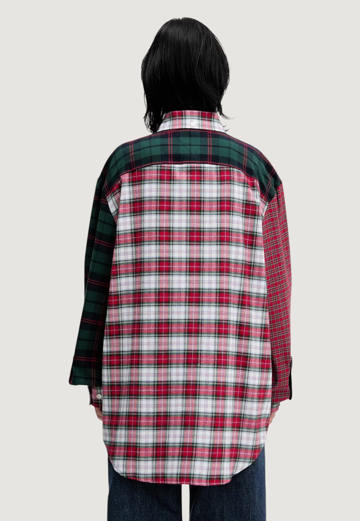 Tommy Hilfiger Geruit overhemd met zak – Rood